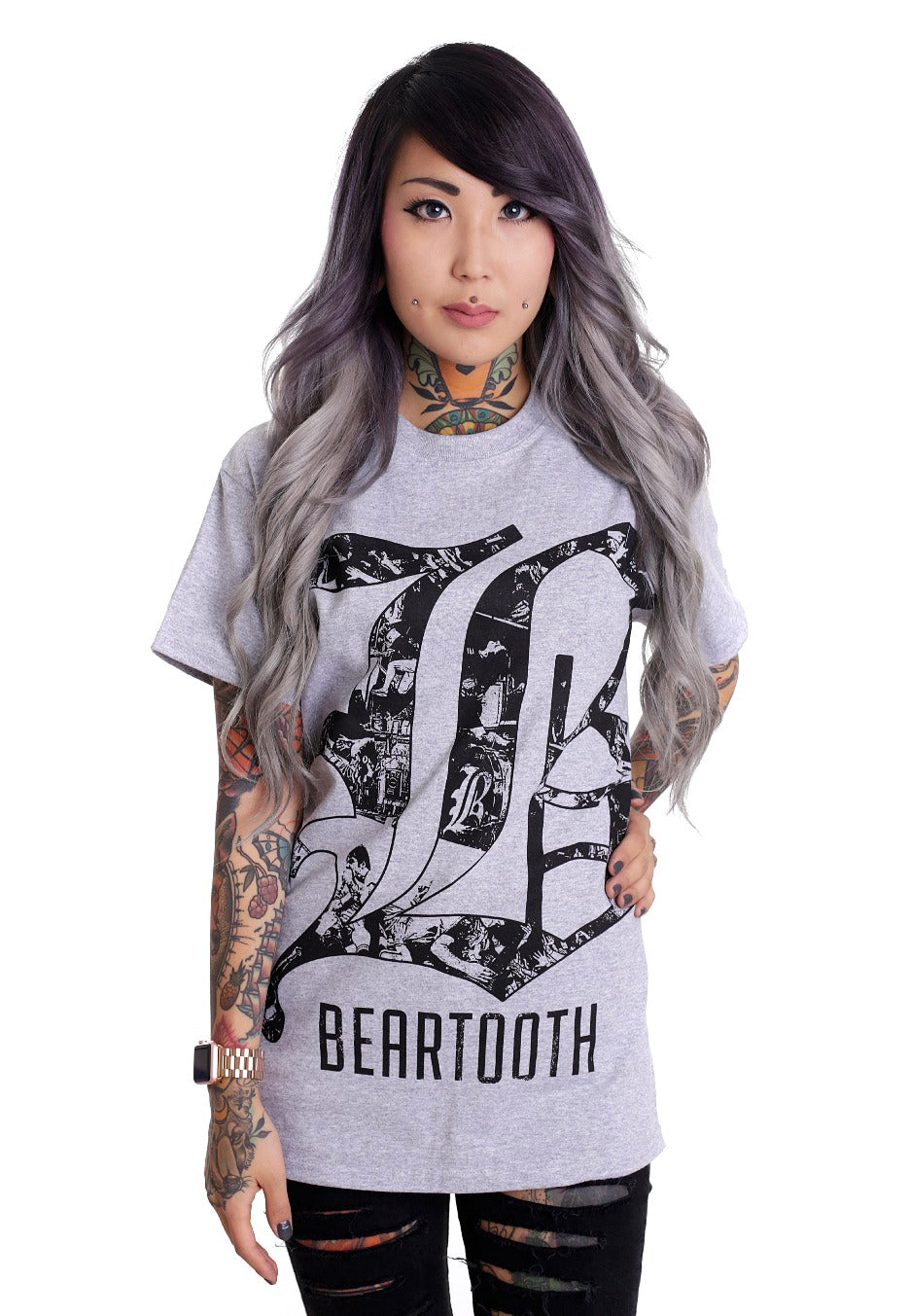 Beartooth - Collage B Sportsgrey - T-Shirt Cheapest Online