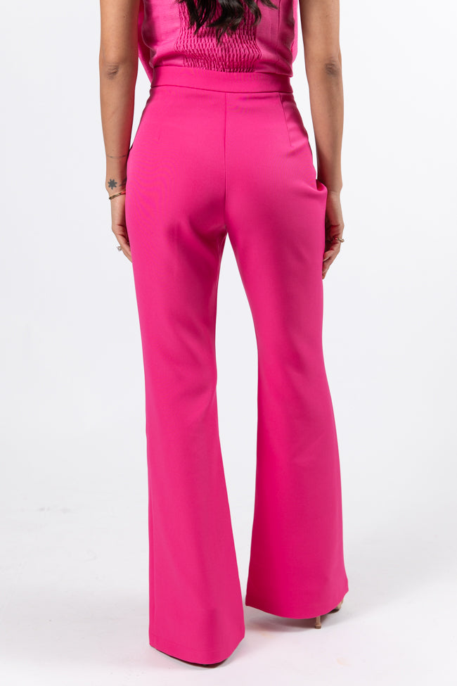 Beyond Romance Pink Flare Trousers Wiki Cheap Pice