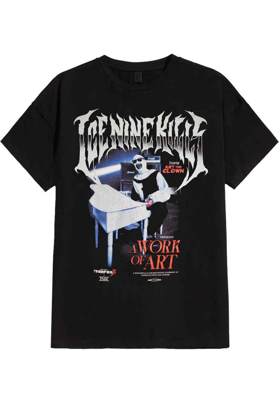 Ice Nine Kills - A Work Of Art Piano - T-Shirt For Cheap Online