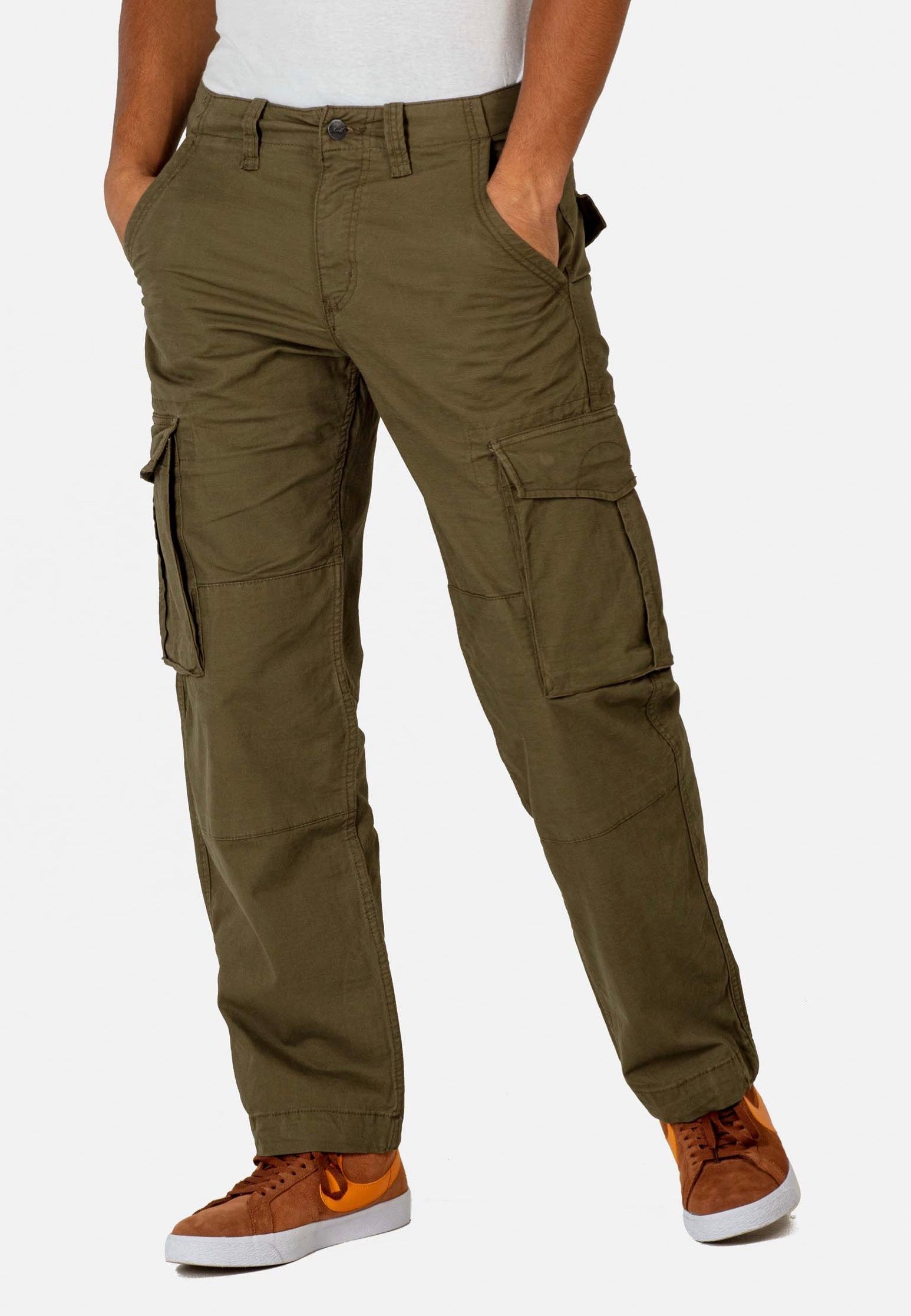 REELL - Flex Cargo Clay Olive - Pants With Paypal Cheap Pice