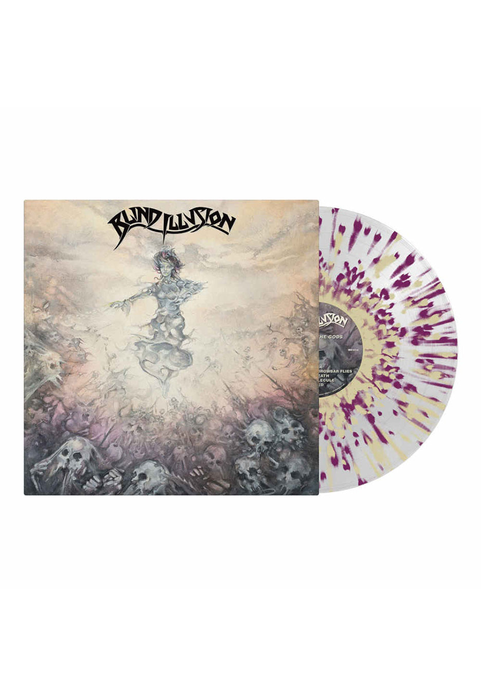 Blind Illusion - Wrath Of The Gods Durchsichtig Lila Beige White - Splattered Vinyl Clearance Explore