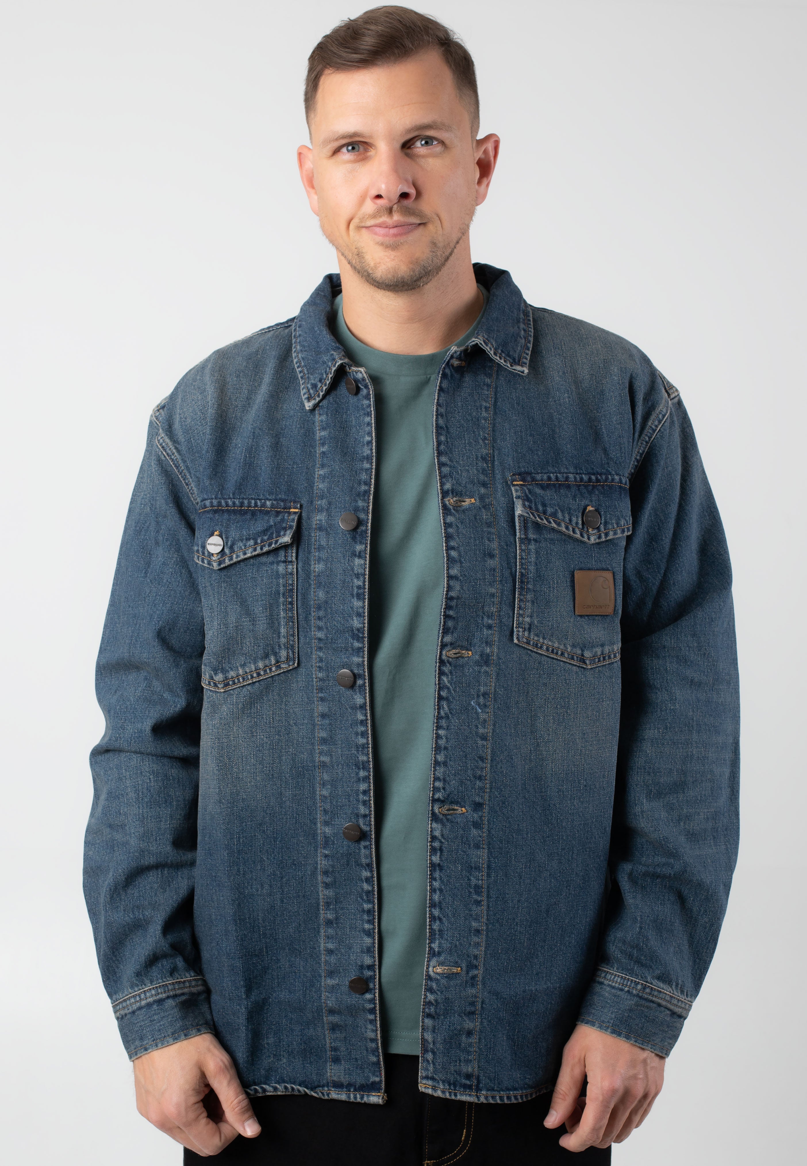 Carhartt WIP - Lincoln Worn Used Wash Blue - Jacket Sast Cheap Pice