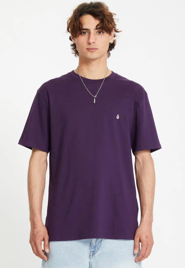 Volcom - Stone Blanks Basic Grape Royale - T-Shirt Outlet Sale Online