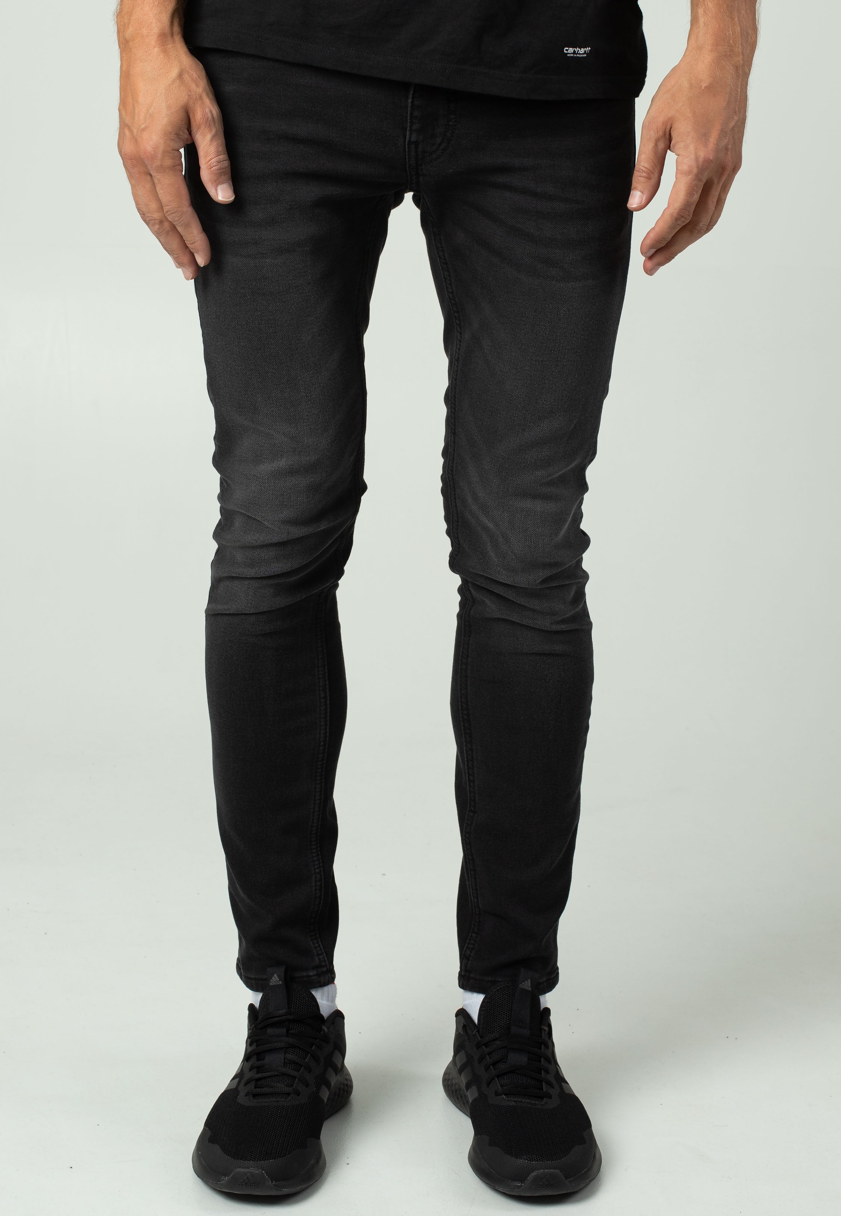 Only & Sons - Warp Skinny Jogg Washed Black - Jeans Find Great Online