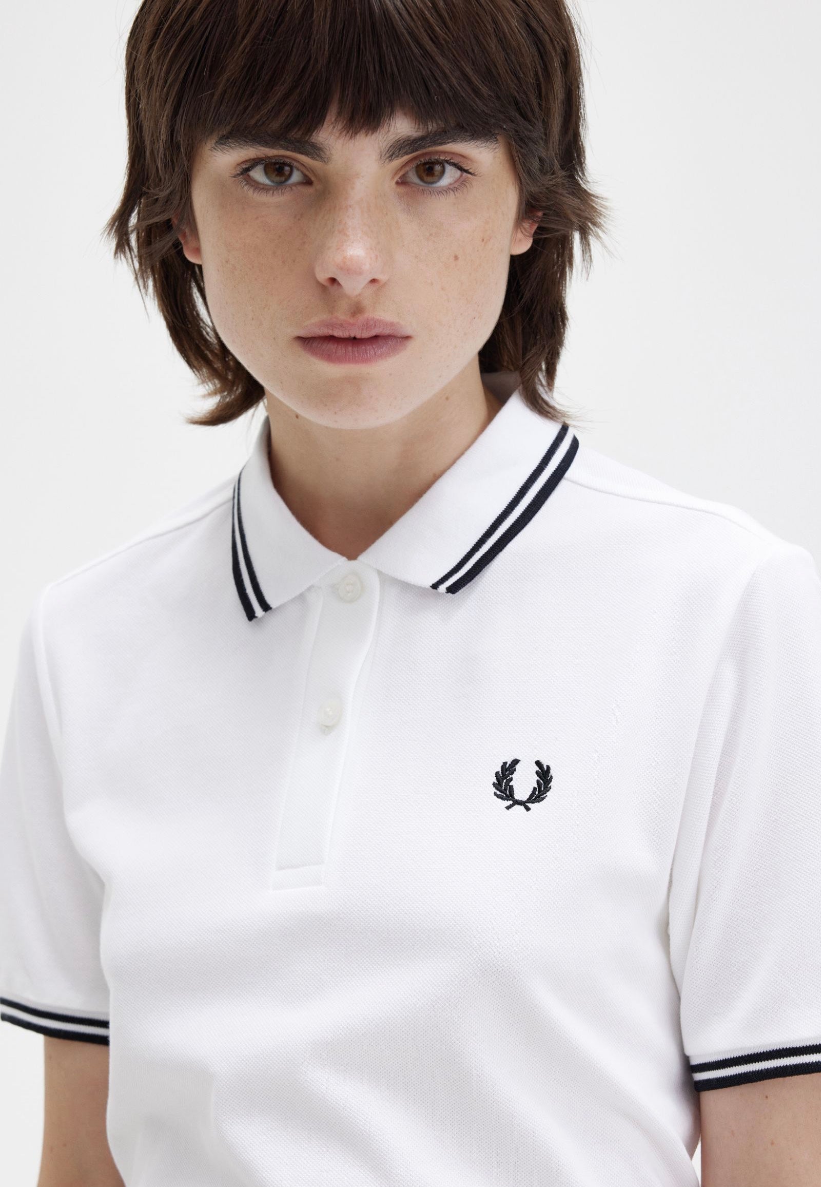 Fred Perry - Twin Tipped White - Polo Tumblr Cheap Pice