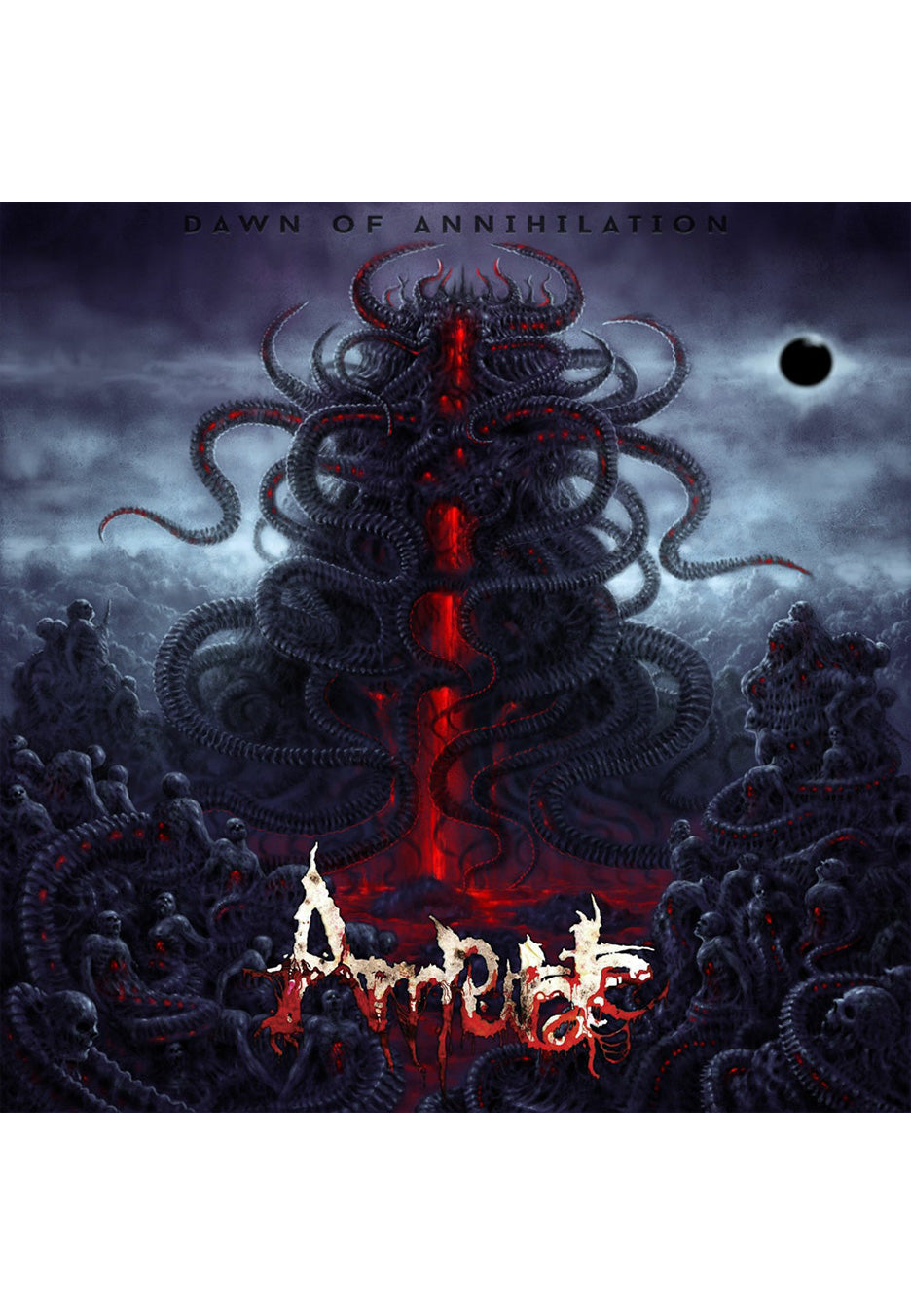 Amputate - Dawn Of Annihilation Red - Colored Vinyl Pices For Sale