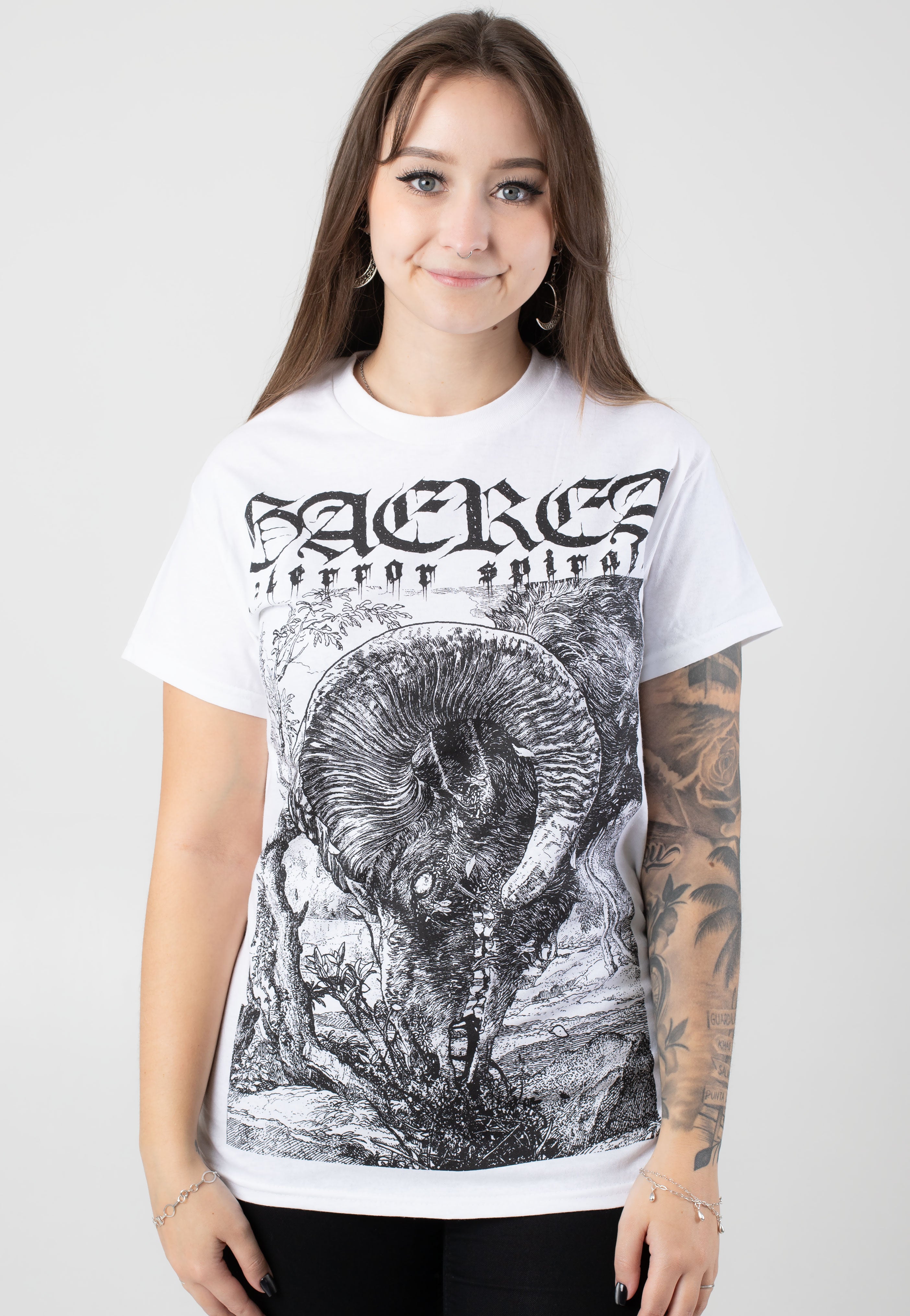 Gaerea - Terror Spiral White - T-Shirt Sale Explore