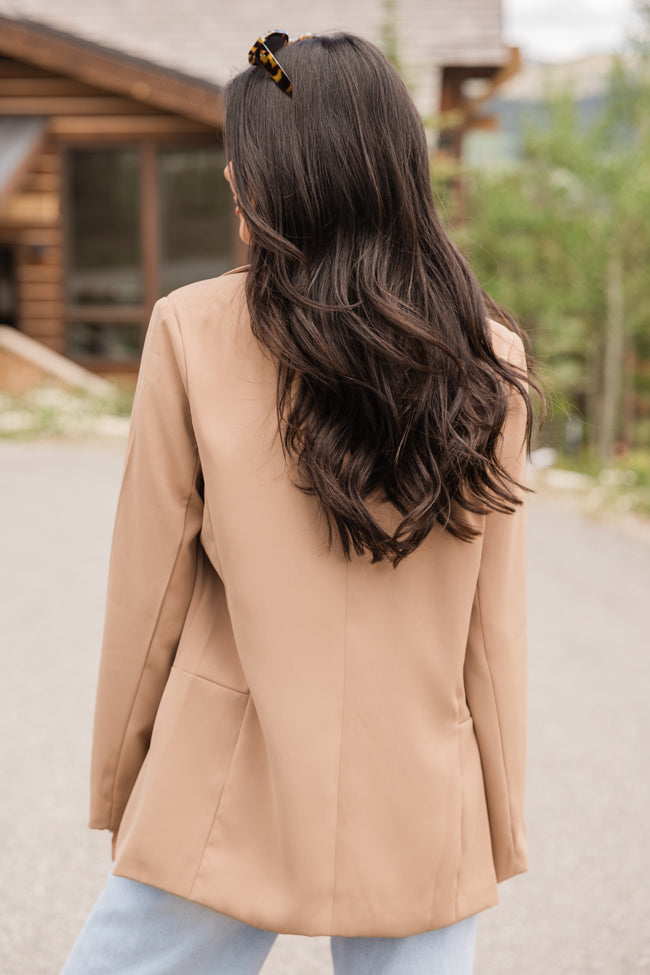 Back In Business Camel Long Blazer FINAL SALE Buy Cheap Perfect