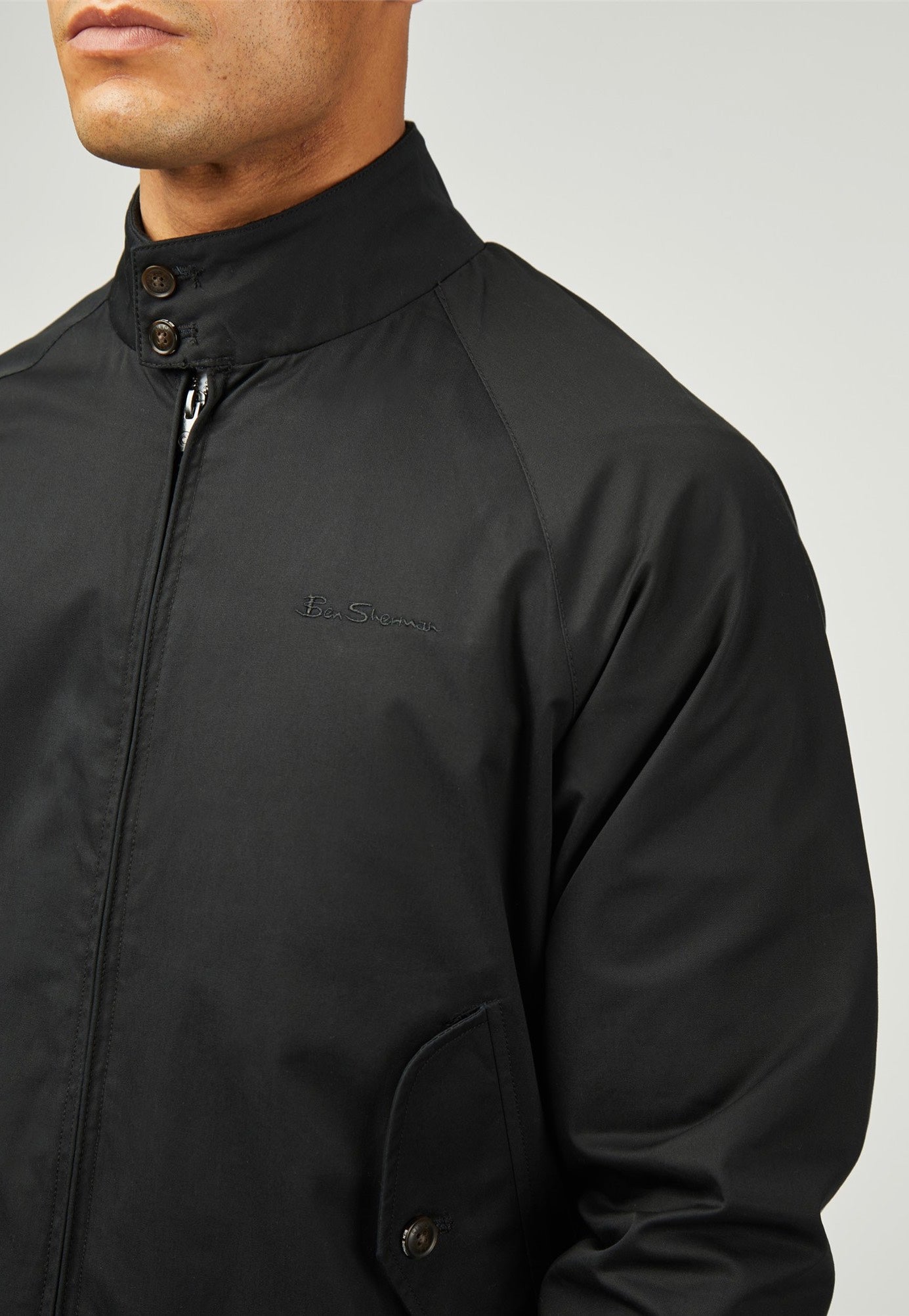 Ben Sherman - Signature Harrington Black - Jacket Purchase Cheap Pice