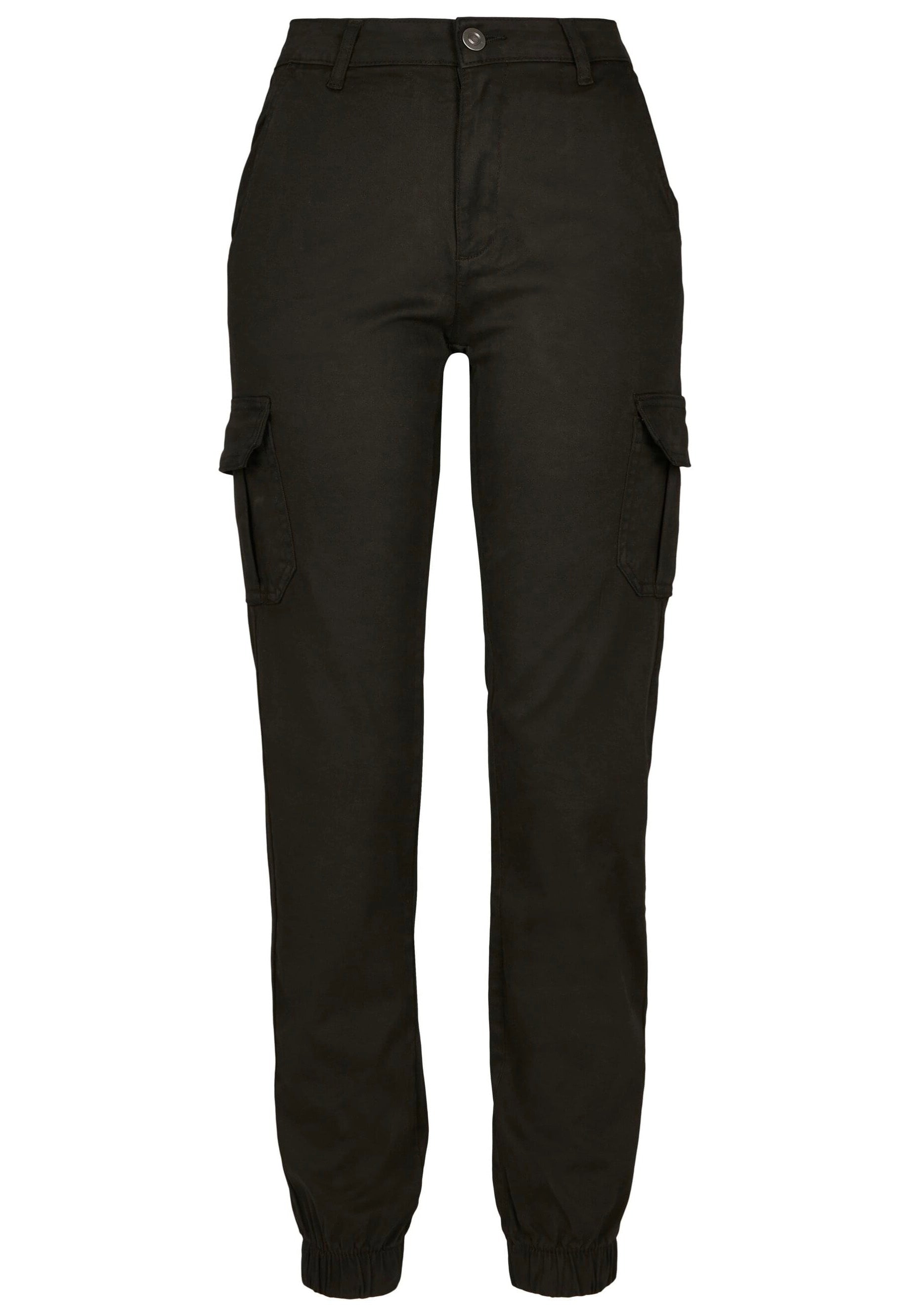 Urban Classics - Ladies High Waist Cargo Black - Pants Recommend Cheap Pice