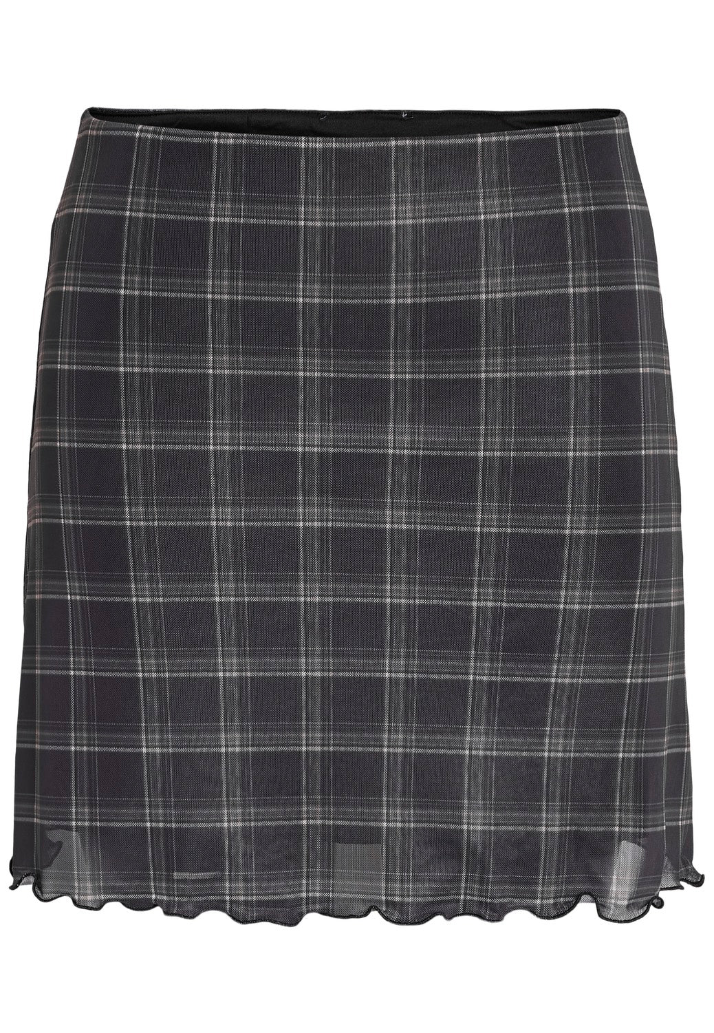 Noisy May - Lesley A Shape Asphalt Check - Skirt Discount Eastbay