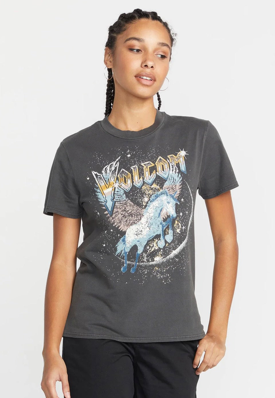 Volcom - Lock It Up Black - T-Shirt Free Shipping Outlet Store