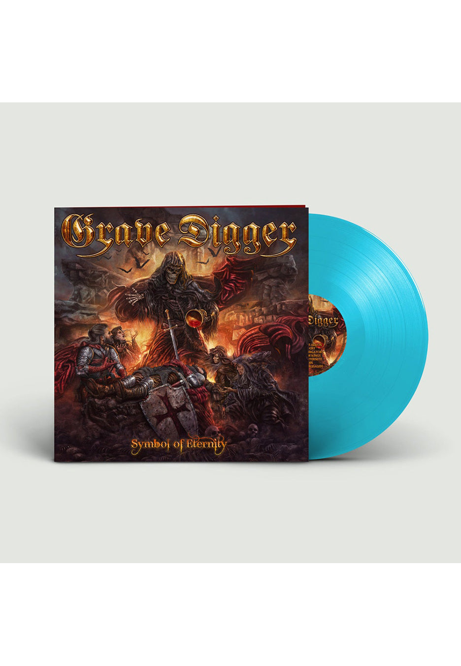 Grave Digger - Symbol Of Eternity Clear Curacao - Colored Vinyl Shop For Online