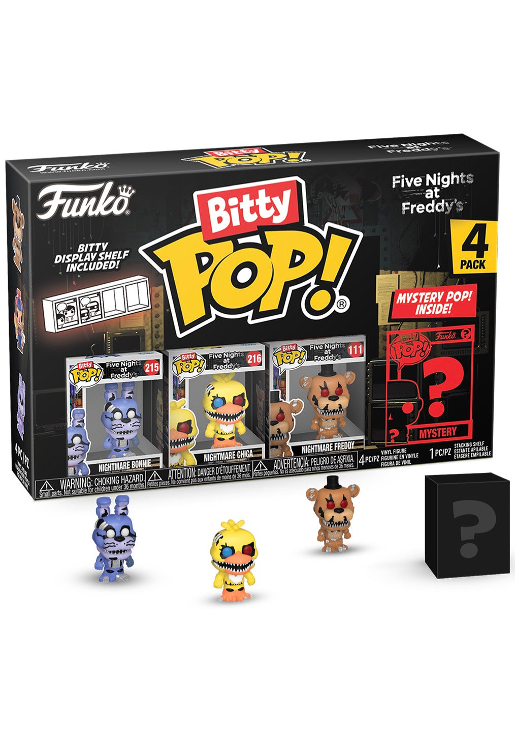 Five Nights At Freddy's - Nightmare Bonnie Bitty POP! 4PK - Funko Pop