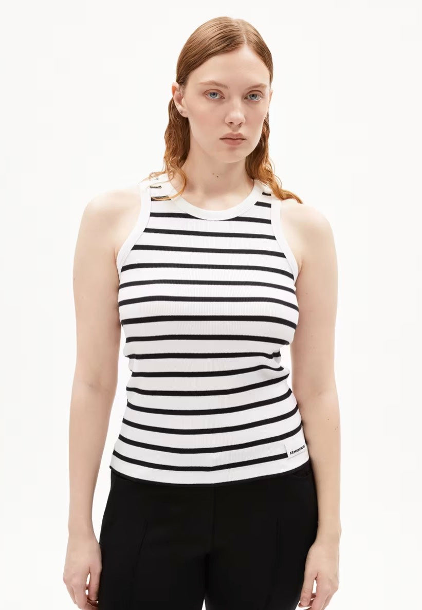 Armedangels - Kanitaa Stripes White/Black - Tank Quality Free Shipping Outlet