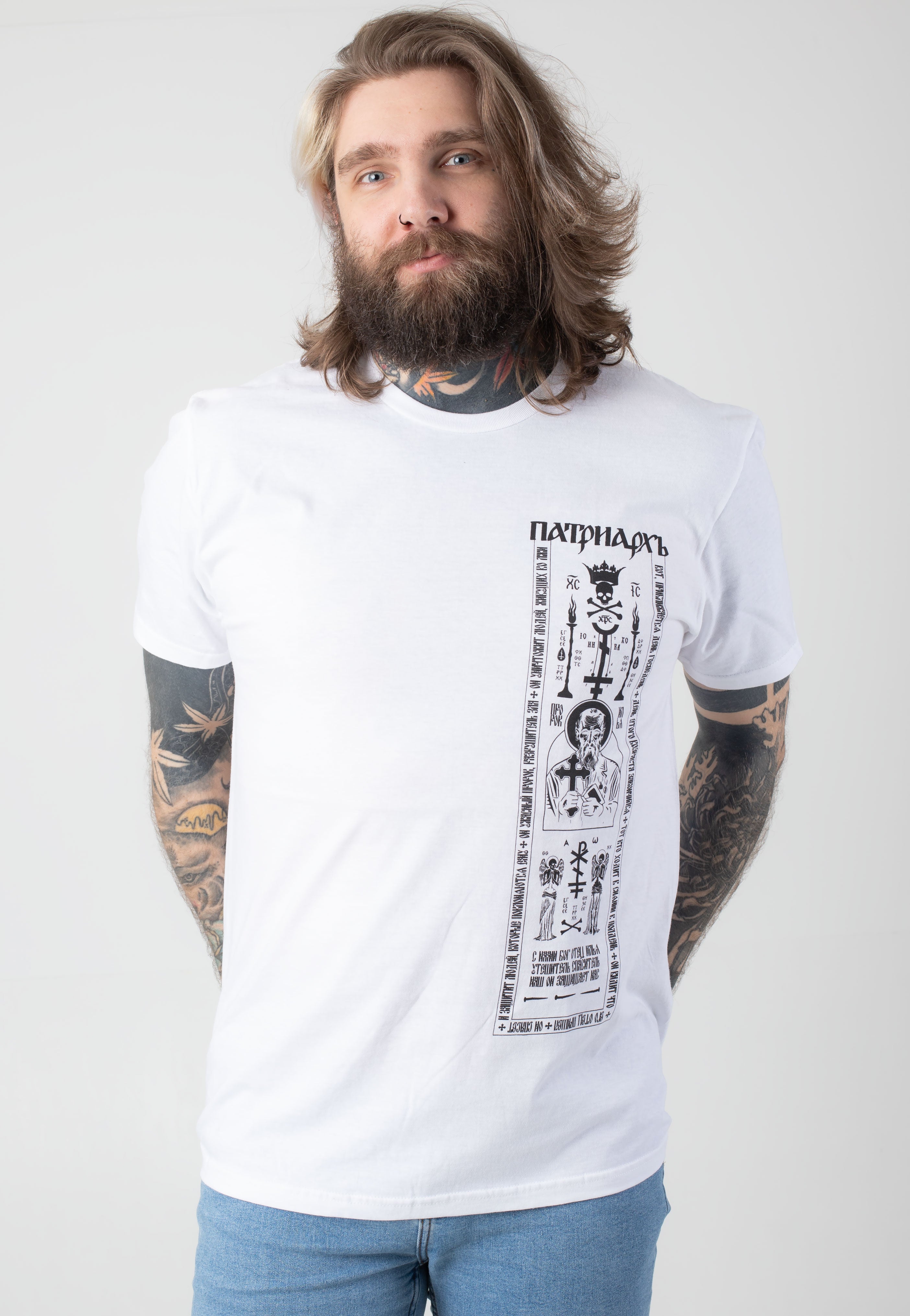 Patriarkh - Patriarkh White - T-Shirt Clearance Fast Delivery