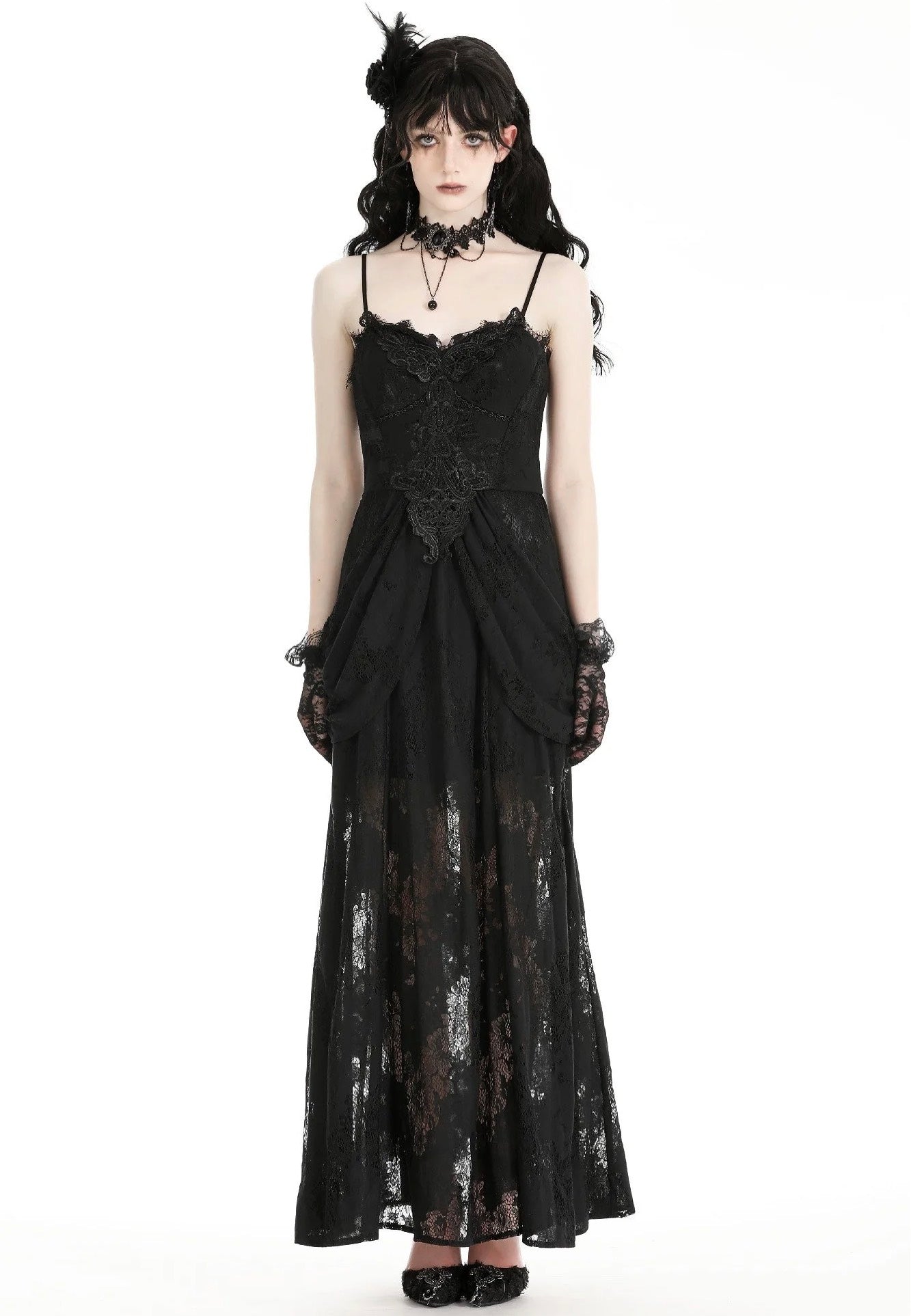 Dark In Love - Gothic Elegant Lace Black - Dress Cheap Sale Now