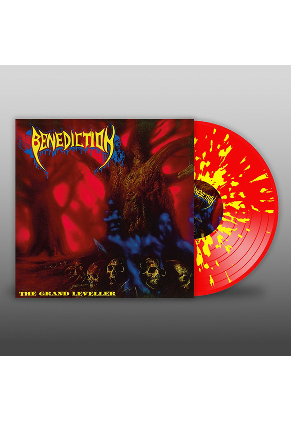 Benediction - The Grand Leveller Red/Yellow - Splattered Vinyl Free Shipping Best Seller