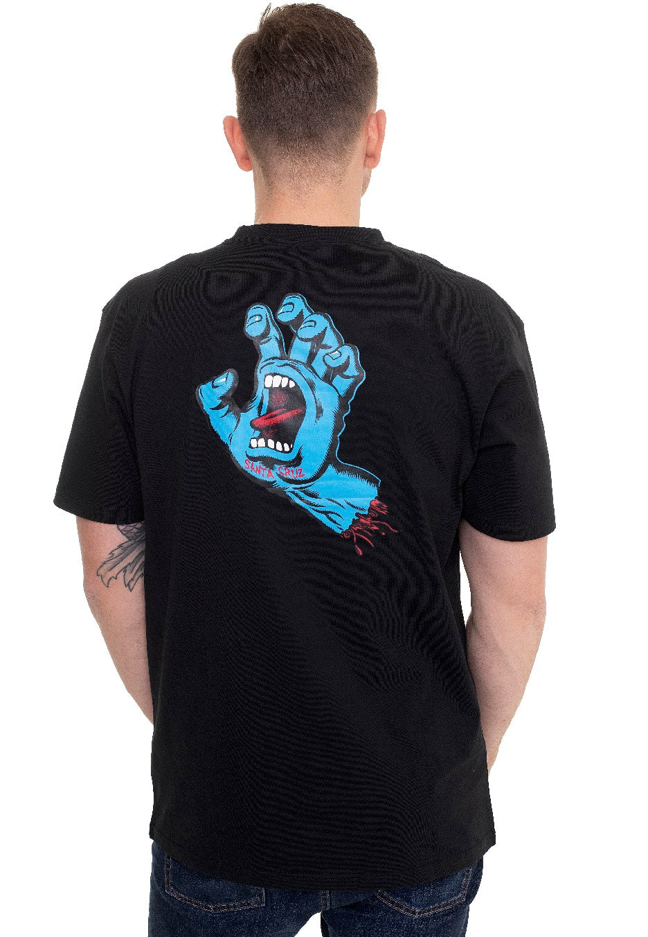 Santa Cruz - Screaming Hand Chest Black - T-Shirt Outlet Store For Sale