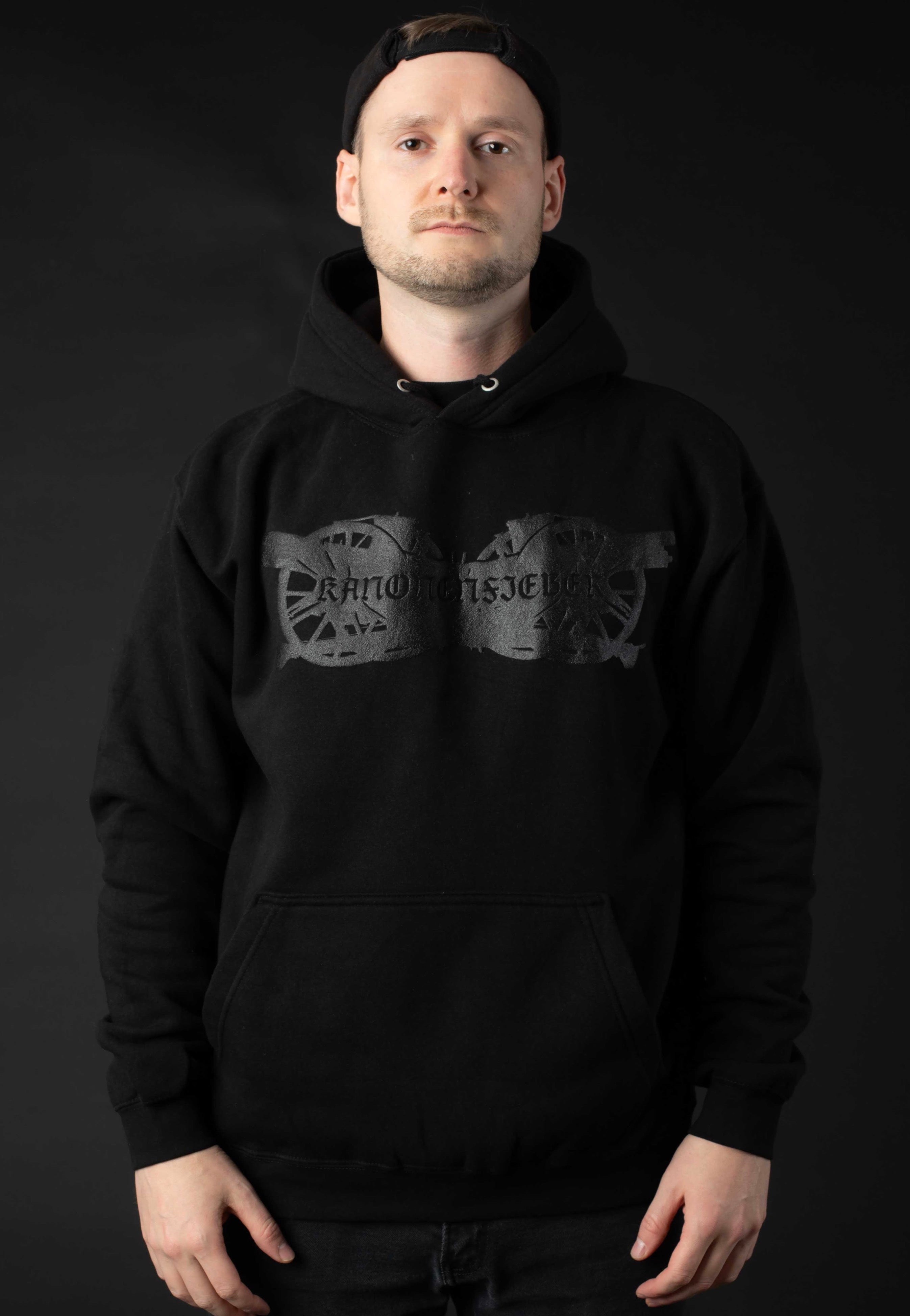 Kanonenfieber - Logo Limited Black On Black - Hoodie Enjoy Online