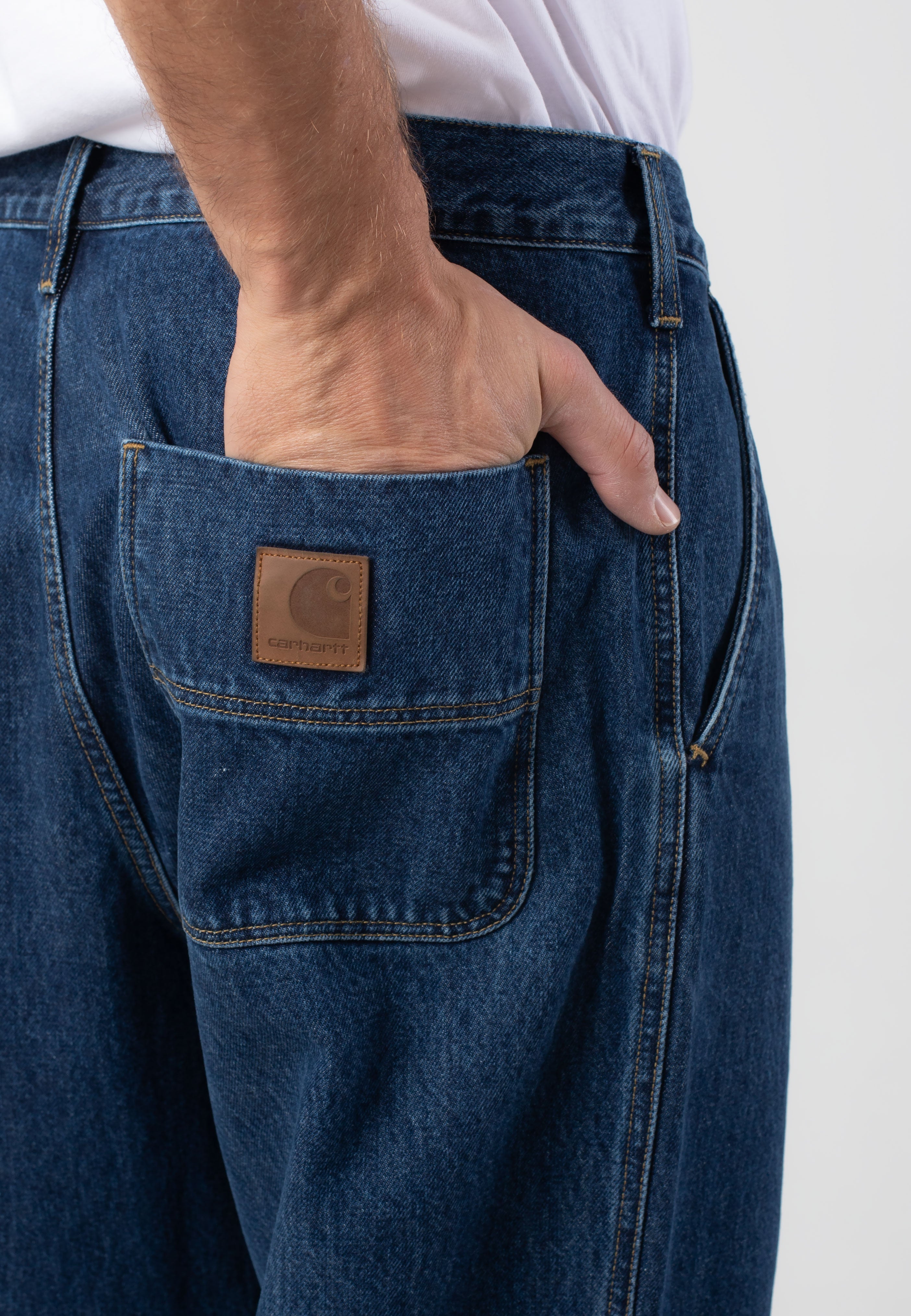 Carhartt WIP - Jace Stone Washed Blue - Pants Footlocker Pictures