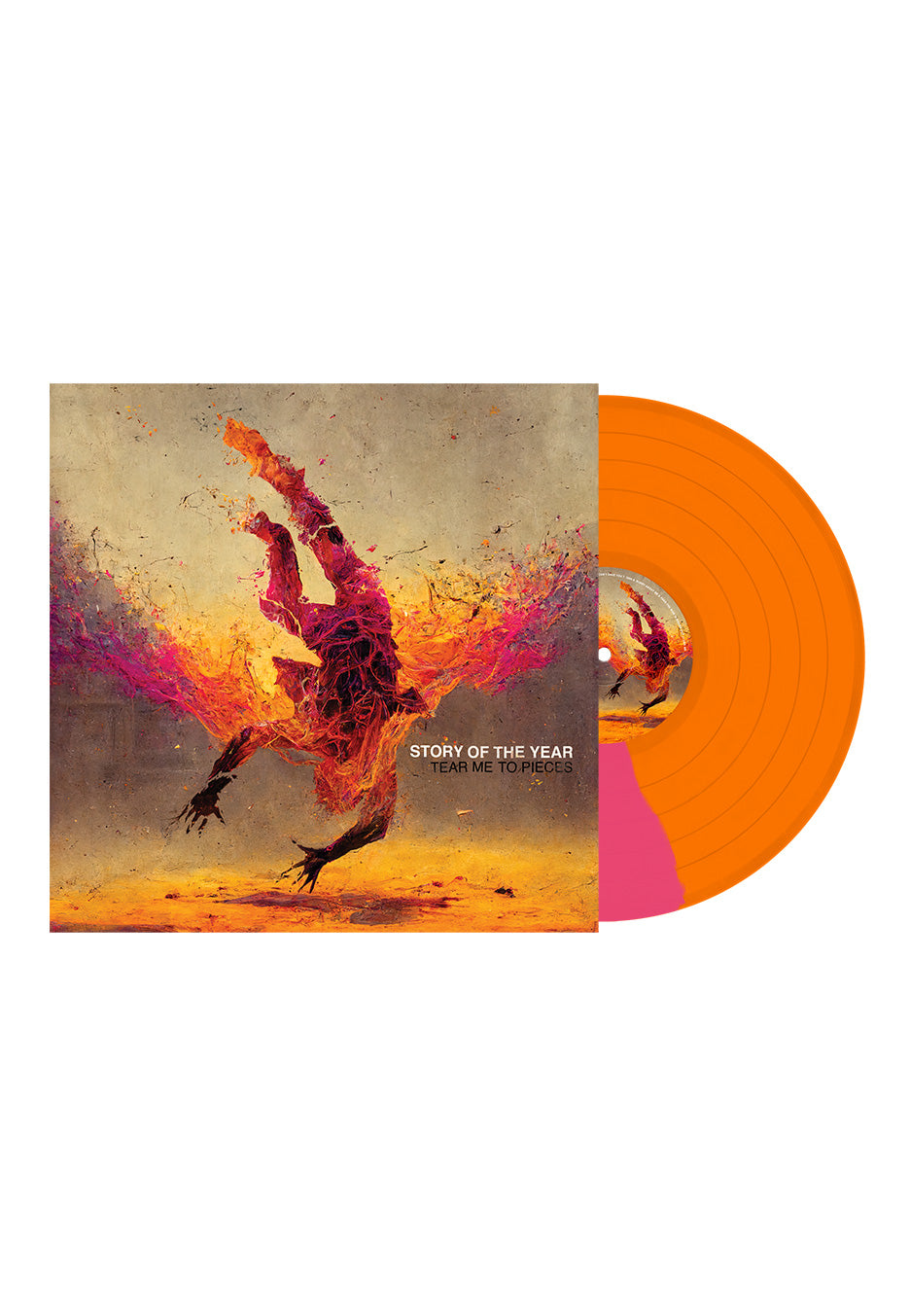 Story Of The Year - Tear Me To Pieces Half Pink/Half Orange - Colored Vinyl For Sale Cheap Pice