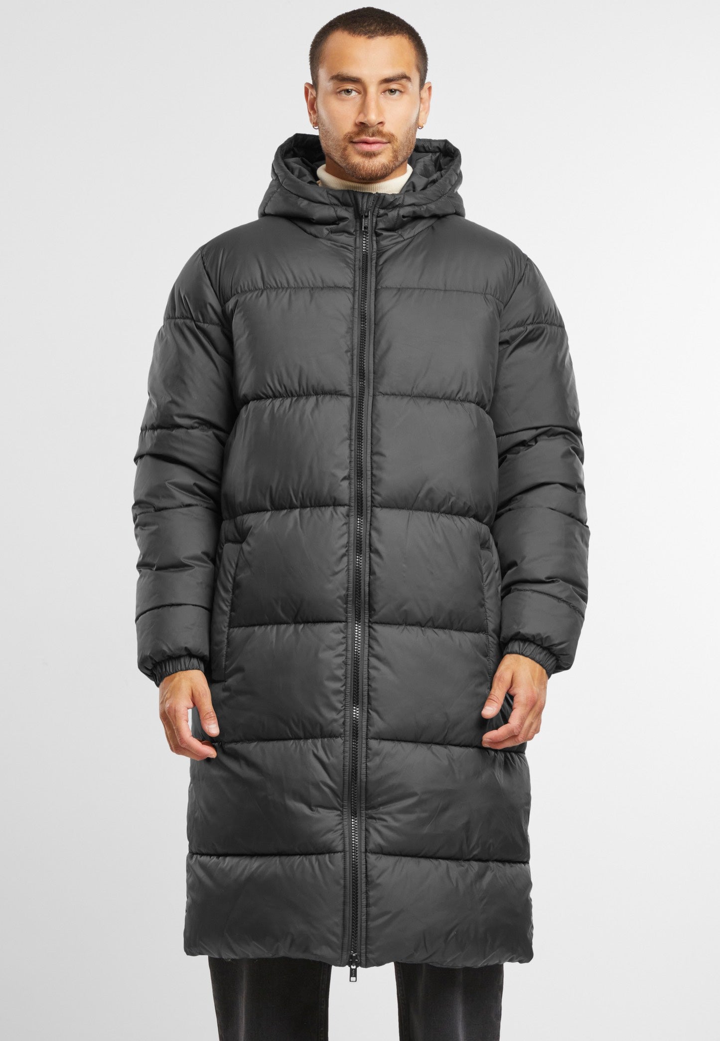 Urban Classics - Long Puffer Black - Jacket Cheap Shop