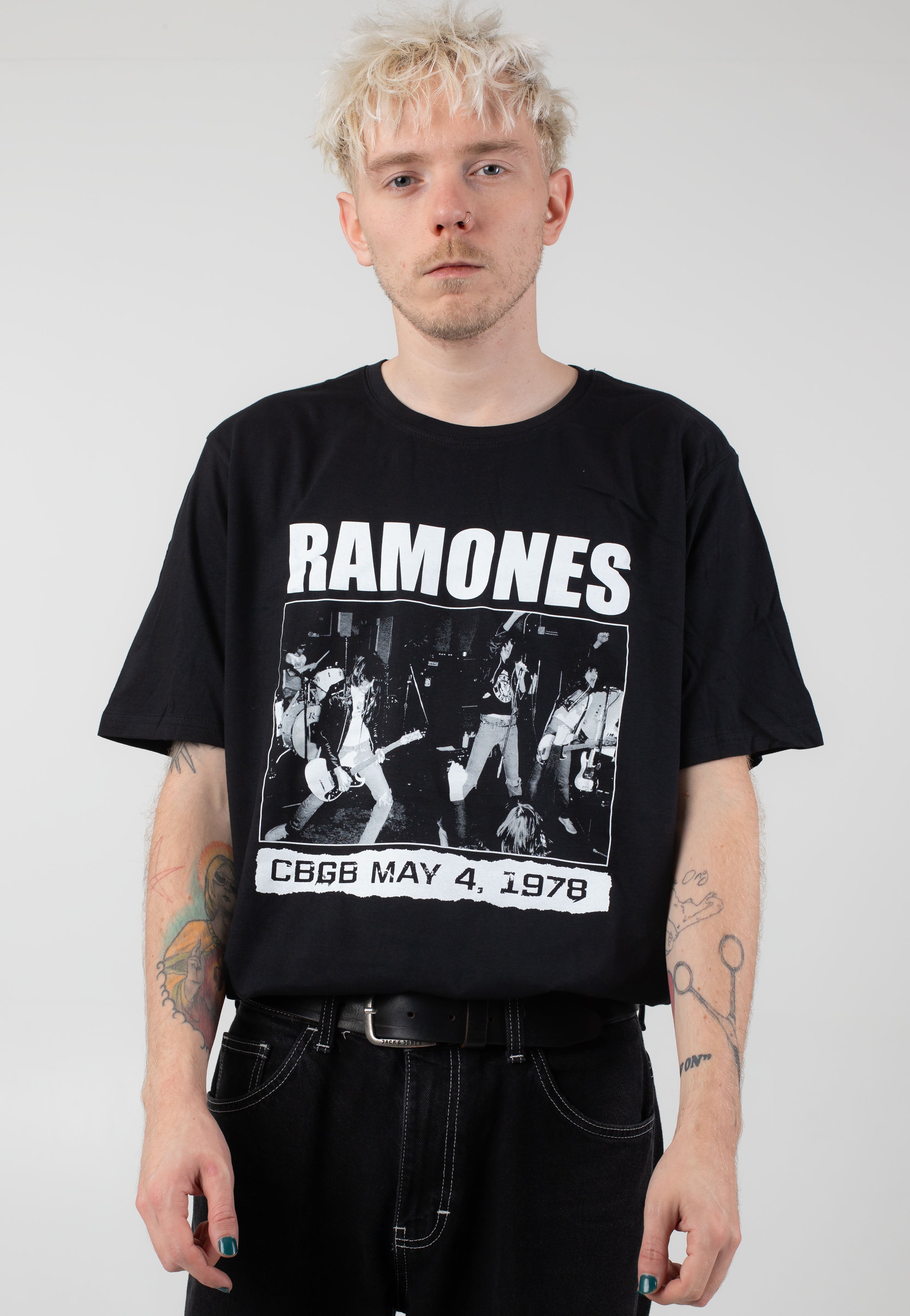 Ramones - CBGB 1978 - T-Shirt Wiki For Sale