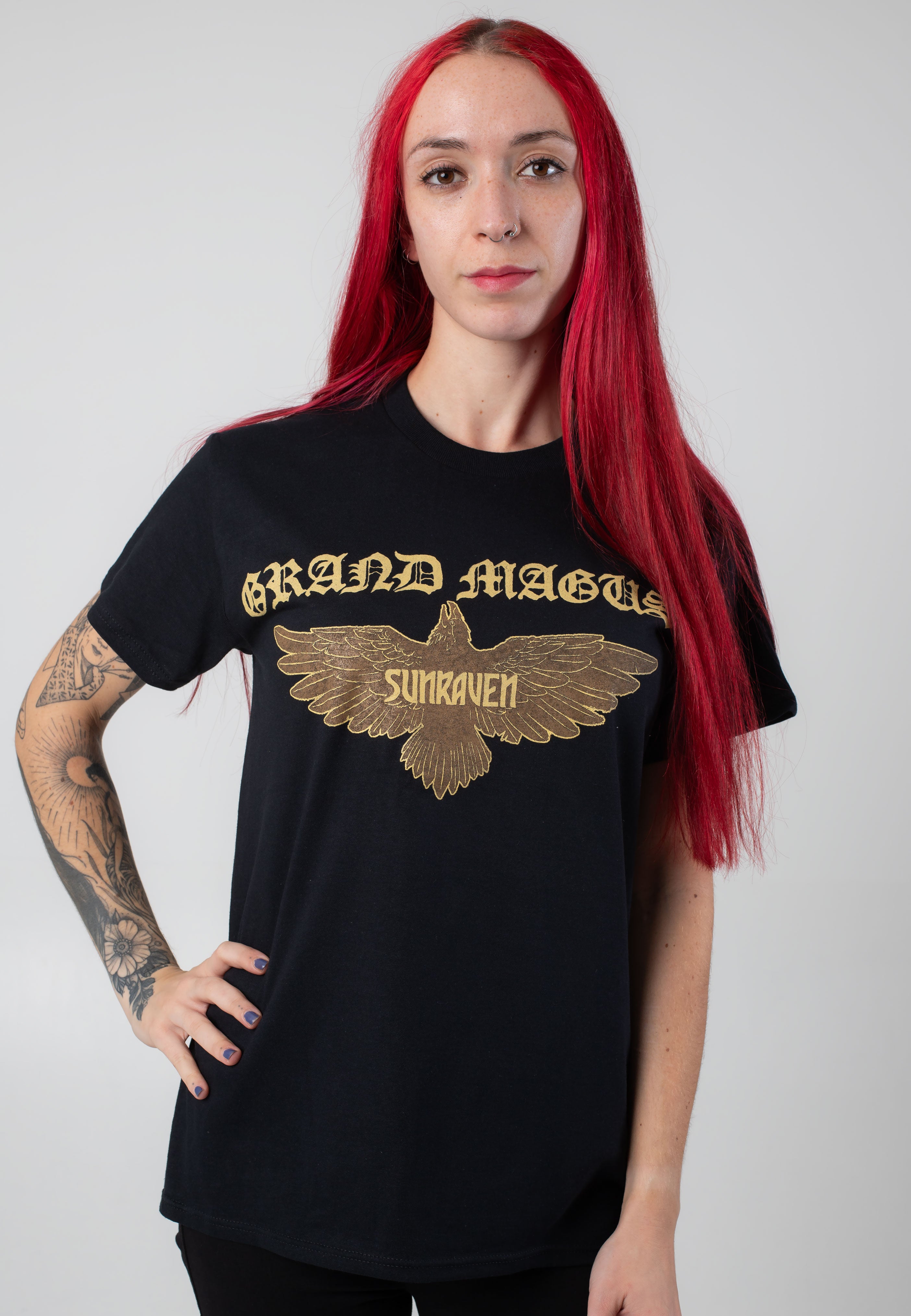 Grand Magus - Sunraven Logo - T-Shirt Wiki Sale Online