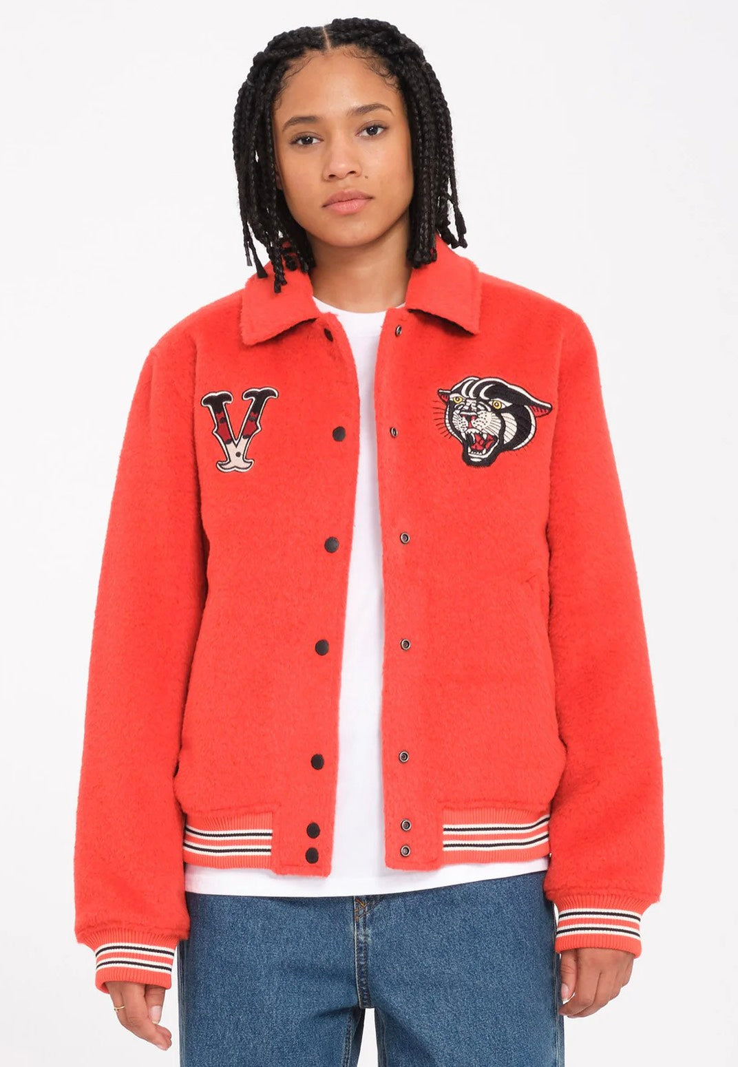 Volcom - Sickstone Bright Red - College Jacket Order Cheap Pice