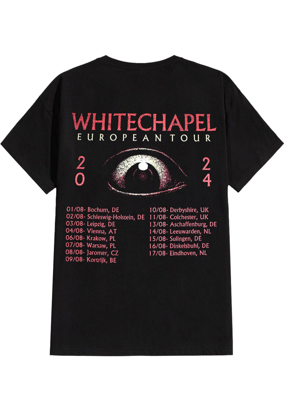 Whitechapel - Wendigo Tour 2024 - T-Shirt Wiki Cheap Pice