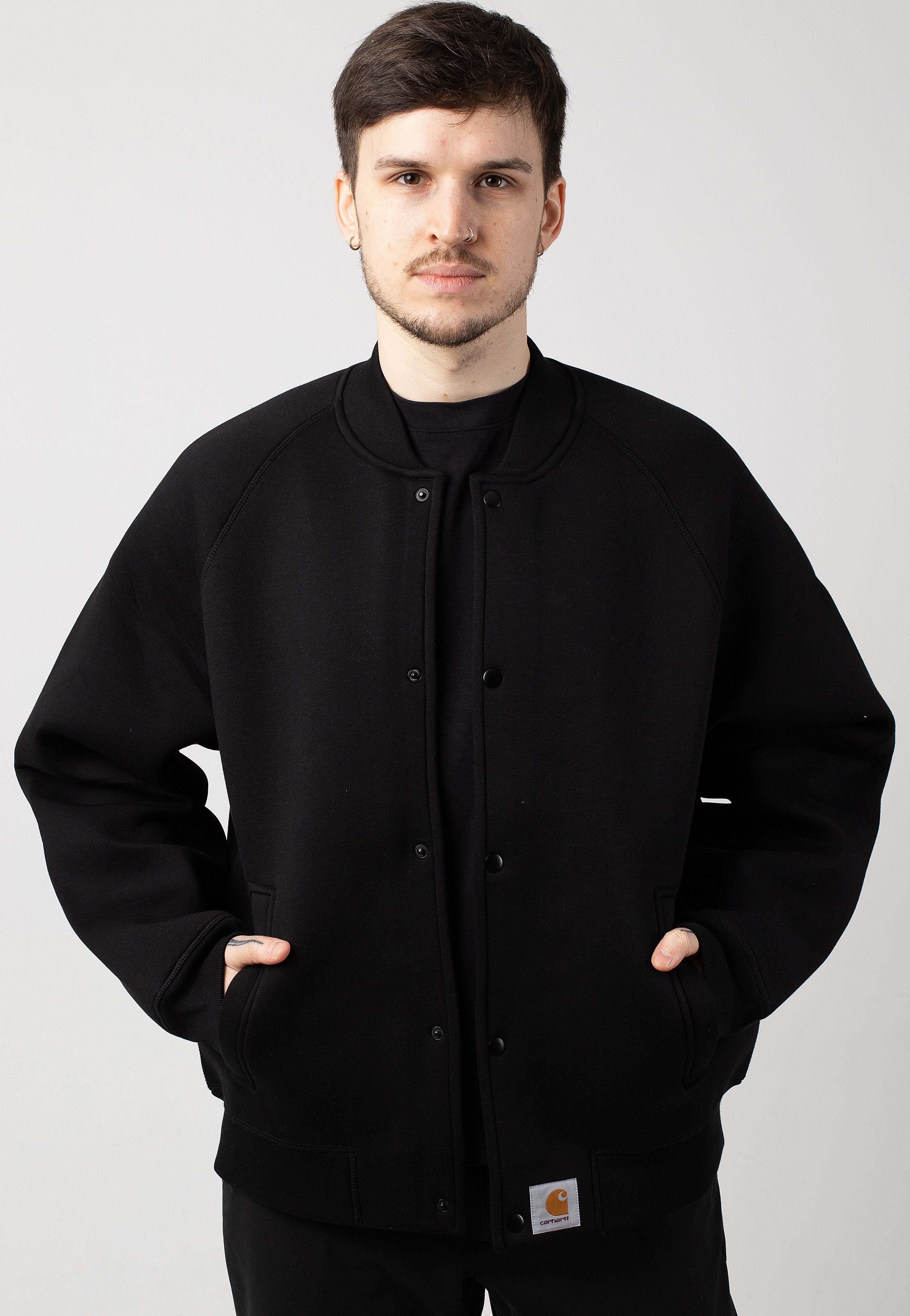 Carhartt WIP - Car Lux Bomber Black/Grey - Jacket Affordable Online