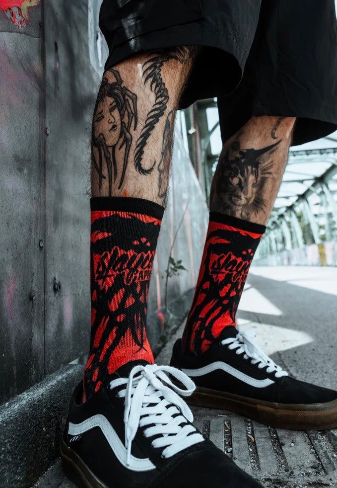 Stay Cold Apparel - Necroblade Comfort Red - Socks Pictures Online