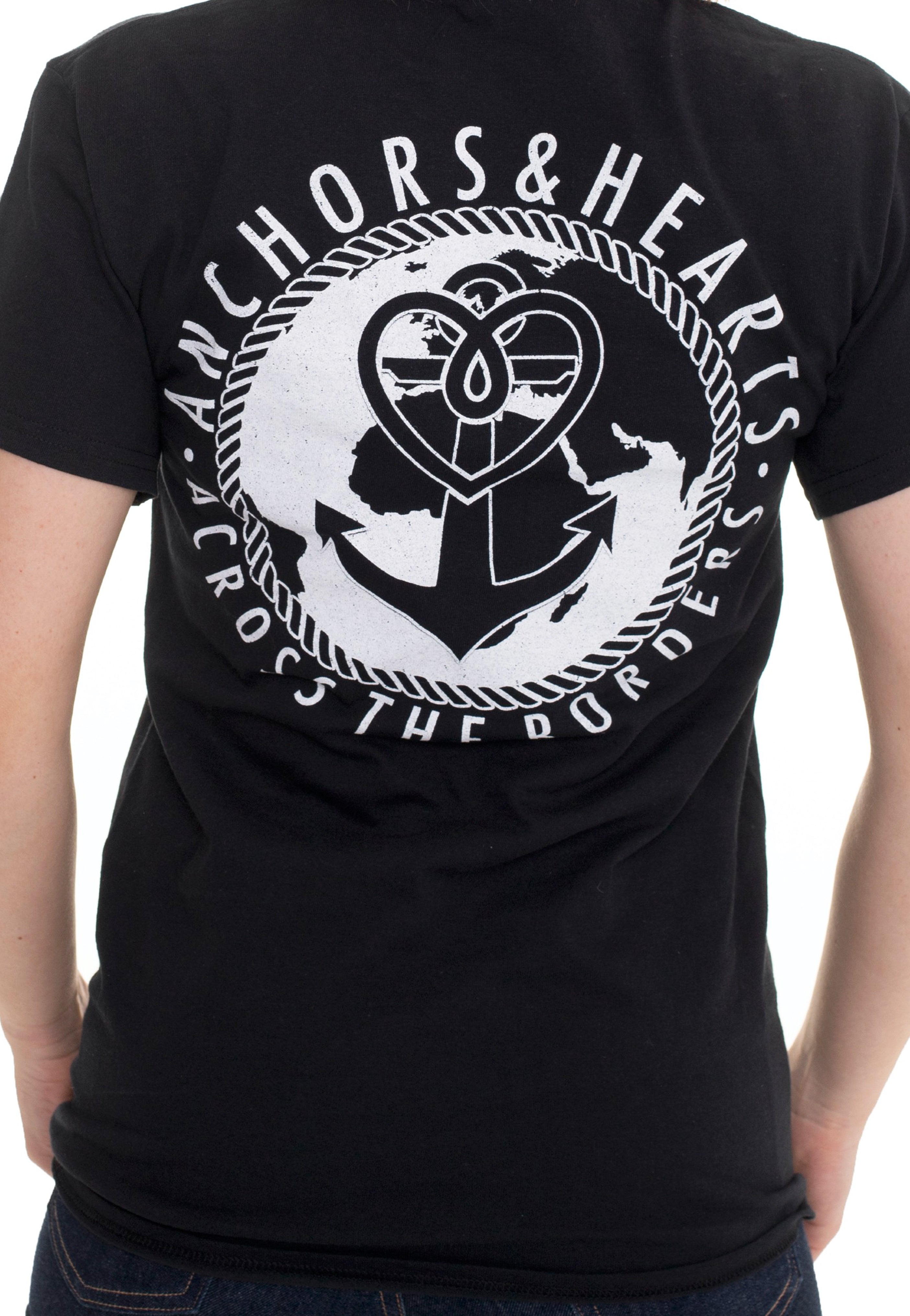 Anchors & Hearts - World Logo - T-Shirt Cheap Sale Websites