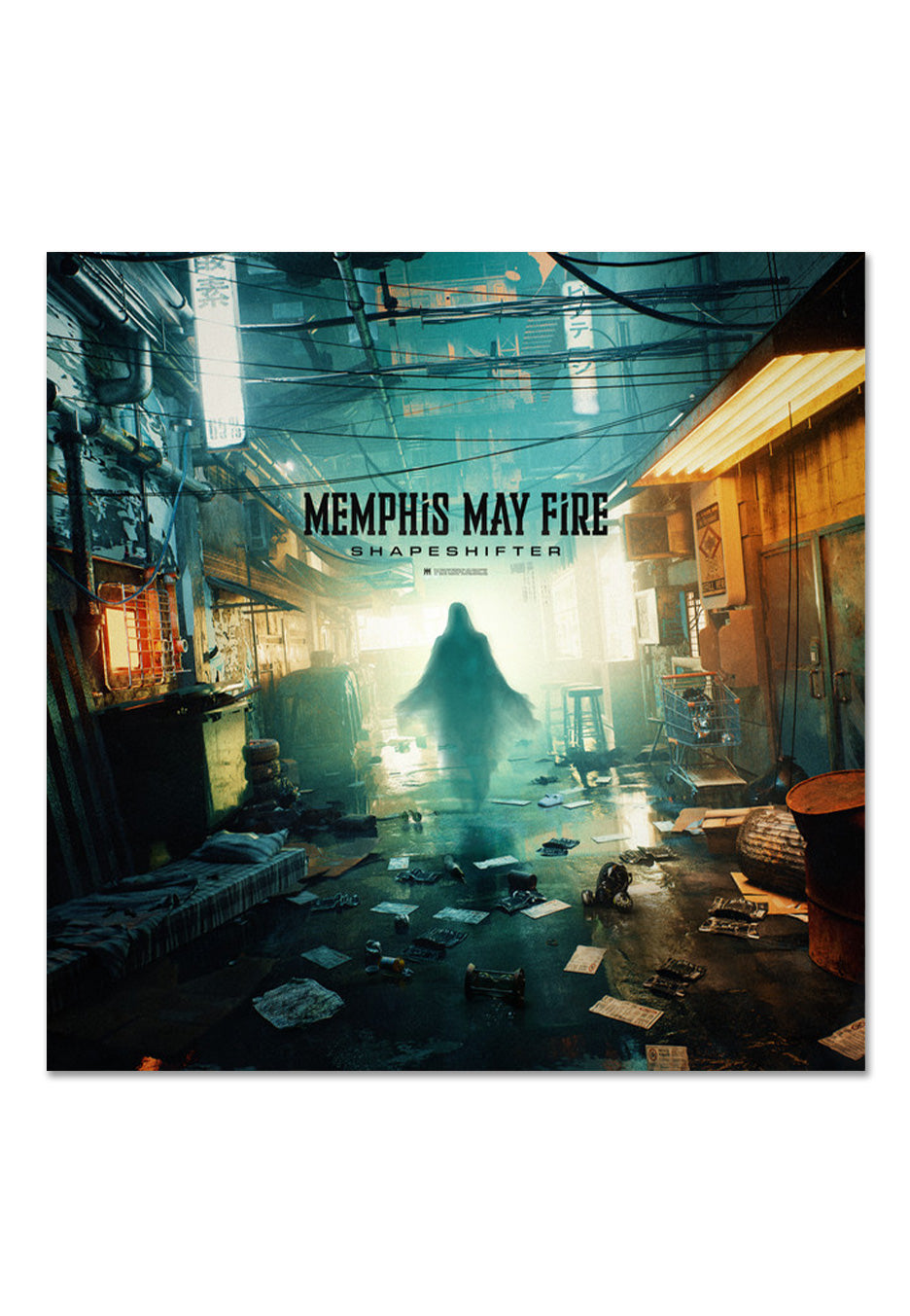 Memphis May Fire - Shapeshifter Black/Grey Quad w/ Black - Splattered Vinyl Buy Cheap Best Store To Get