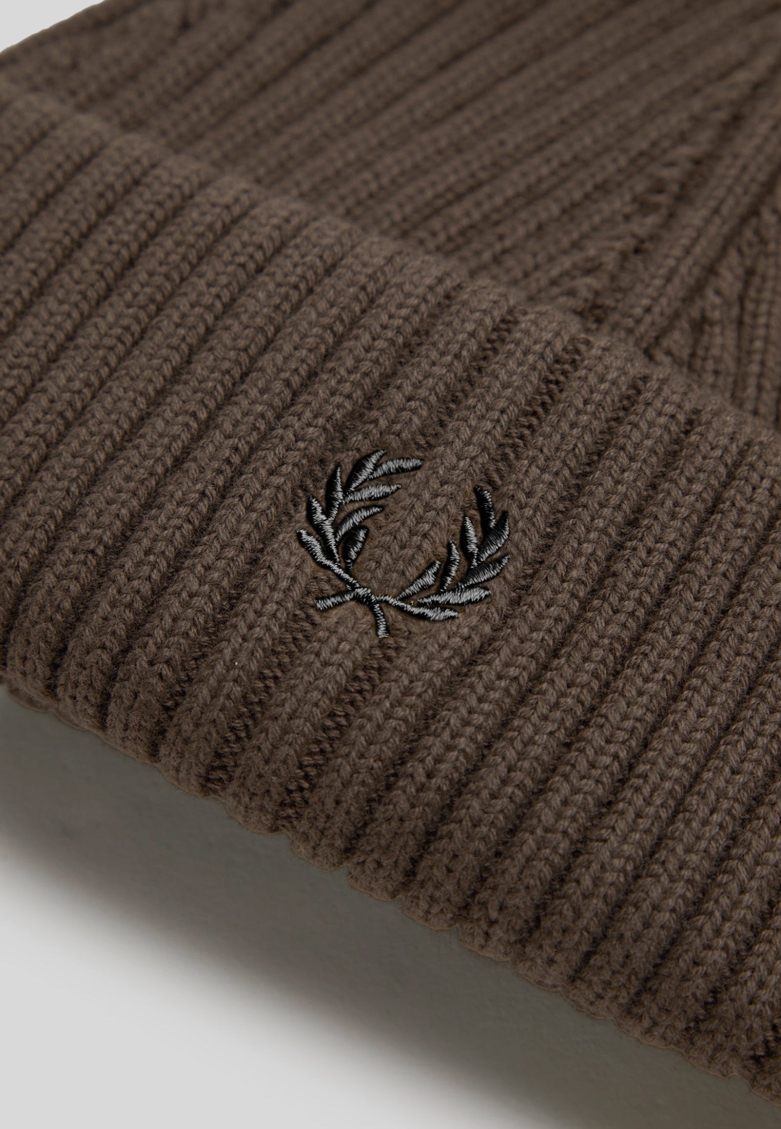 Fred Perry - Cotton Rib Burnt Tobacco - Beanie Cheap Sale Cost