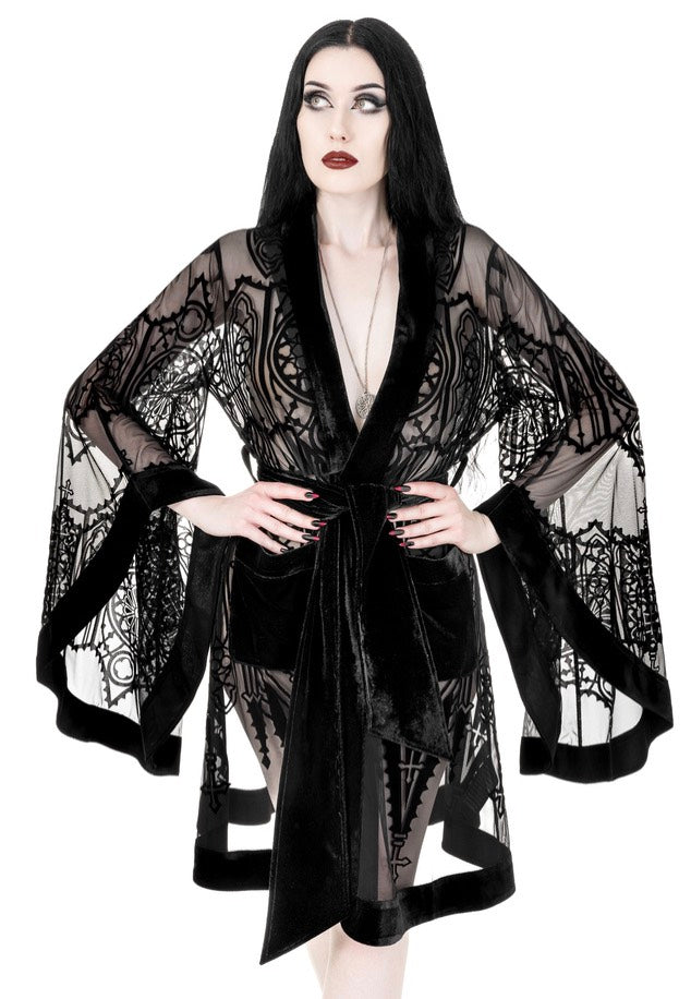 Restyle - Cathedralis Sheer Black - Cloak Buy Cheap With Credit Card