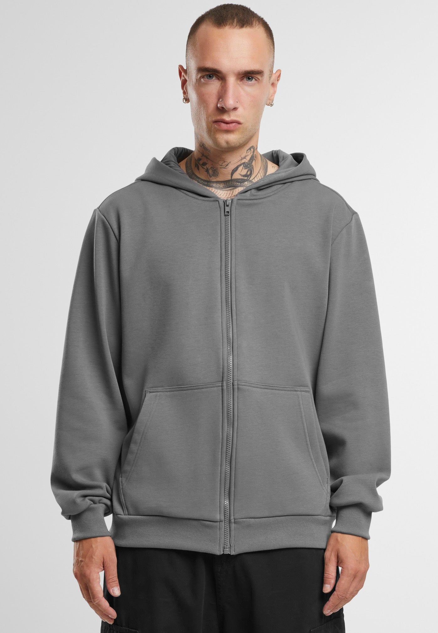 Urban Classics - Cozy Zip Cloudgrey - Zipper Buy Cheap Largest Supplier