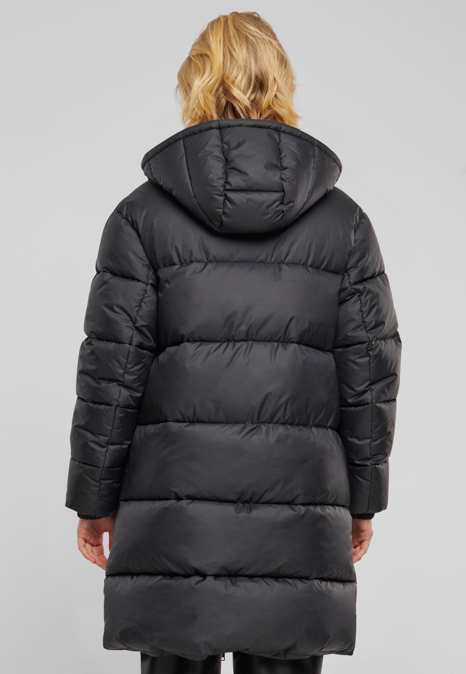 Urban Classics - Ladies Long Puffer Black - Jacket Free Shipping Marketable