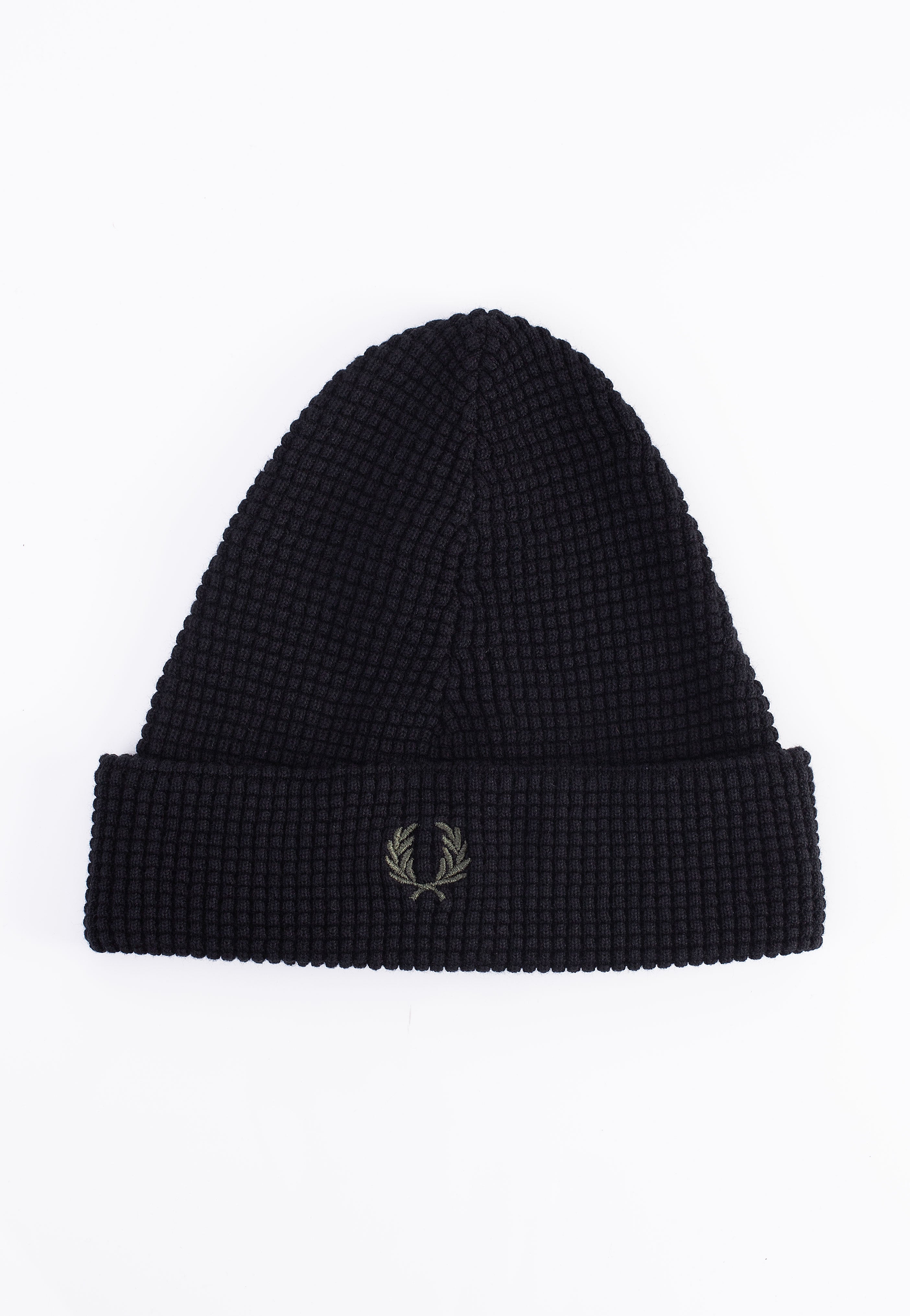 Fred Perry - Waffle Knit Black - Beanie 2025 Cheap Online