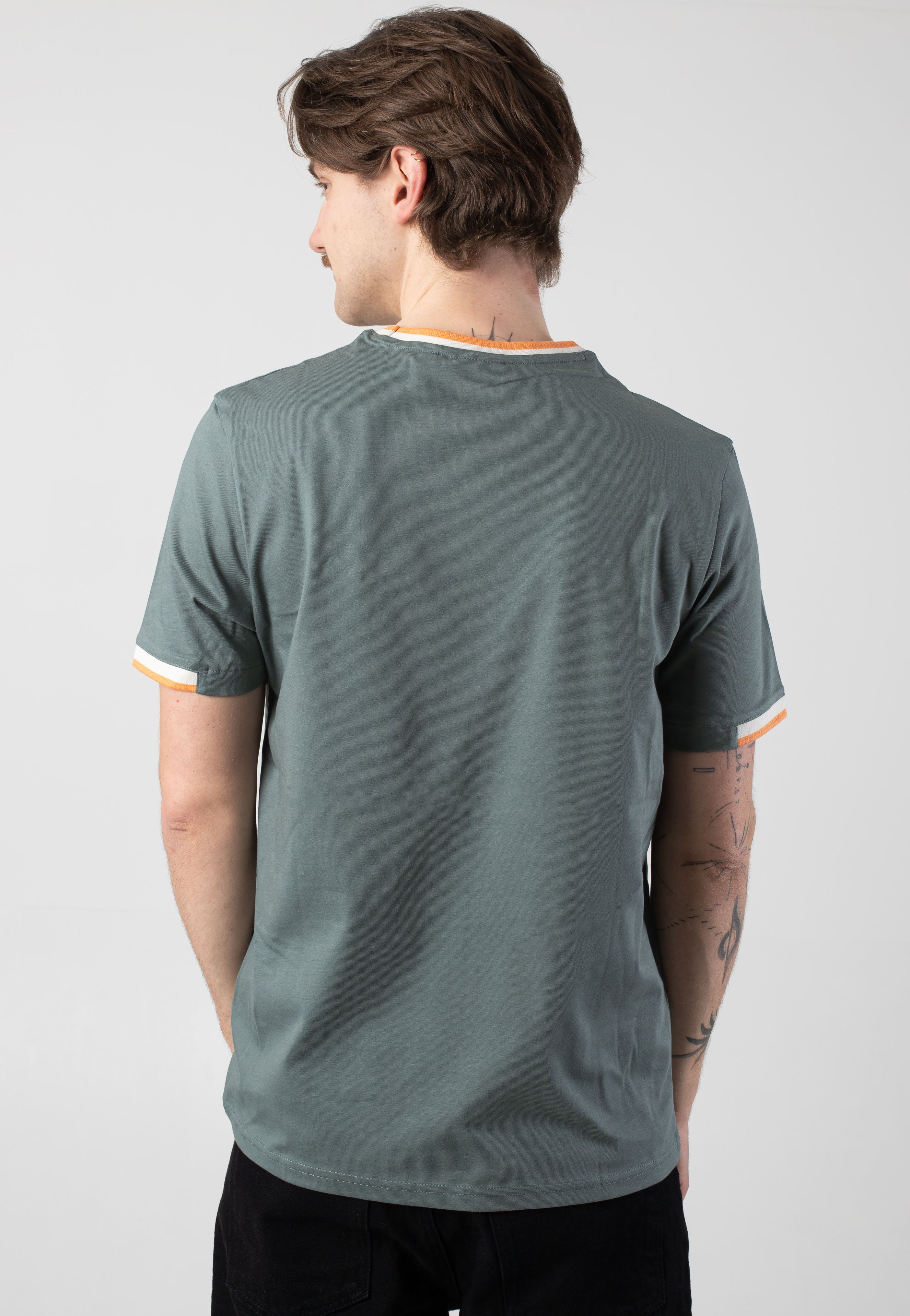 Lyle & Scott - Half Tipped Green Mercurial - T-Shirt Clearance Eastbay