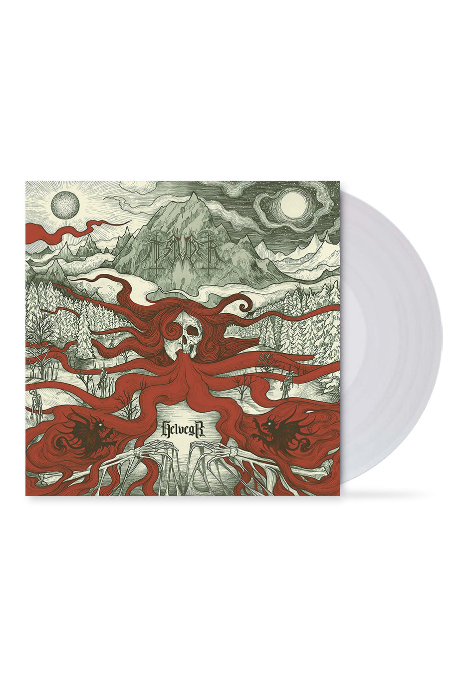 Tsjuder - Helvegr Crystal Clear - Colored Vinyl Fast Delivery For Sale