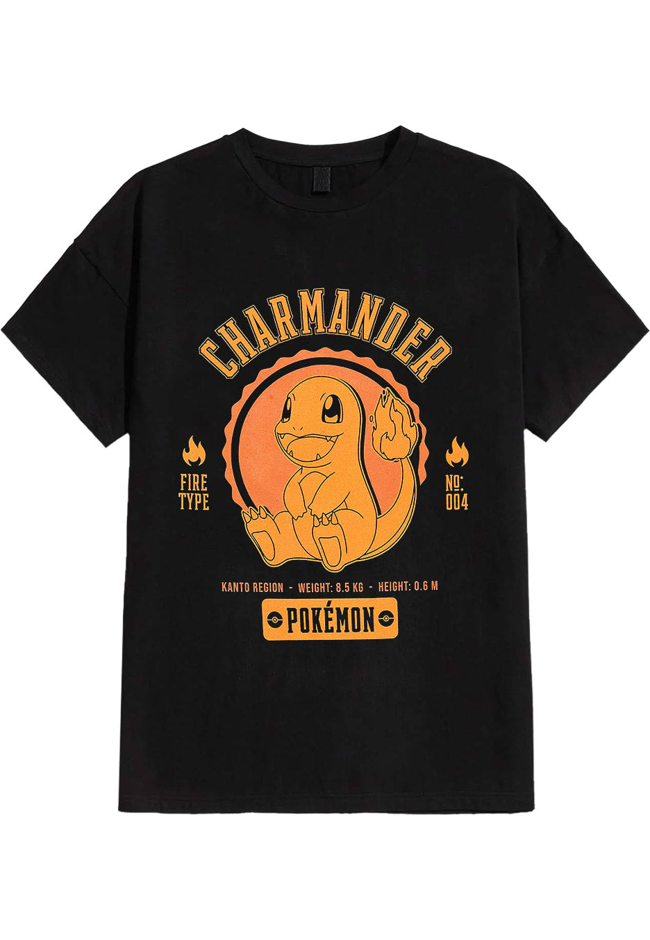 Pokémon - Collegiate Charmander - T-Shirt Sale Pick A Best