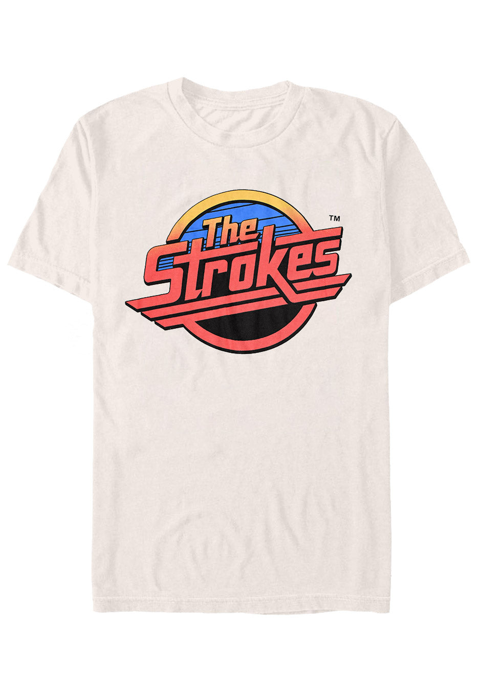 The Strokes - Red Logo Beige - T-Shirt Clearance Exclusive