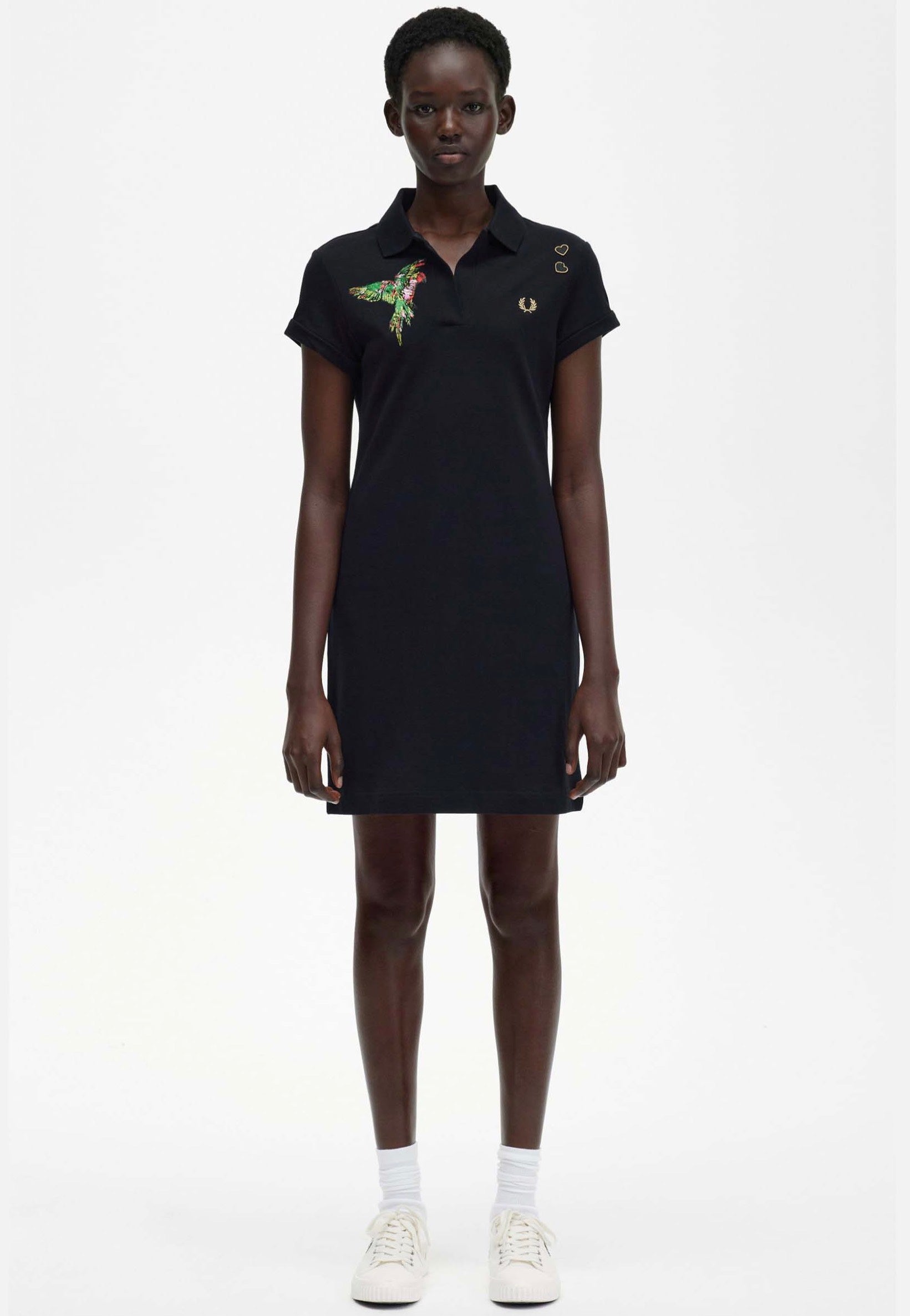 Fred Perry x Amy Winehouse - Embroidered Pique Black  - Dress Sale Authentic