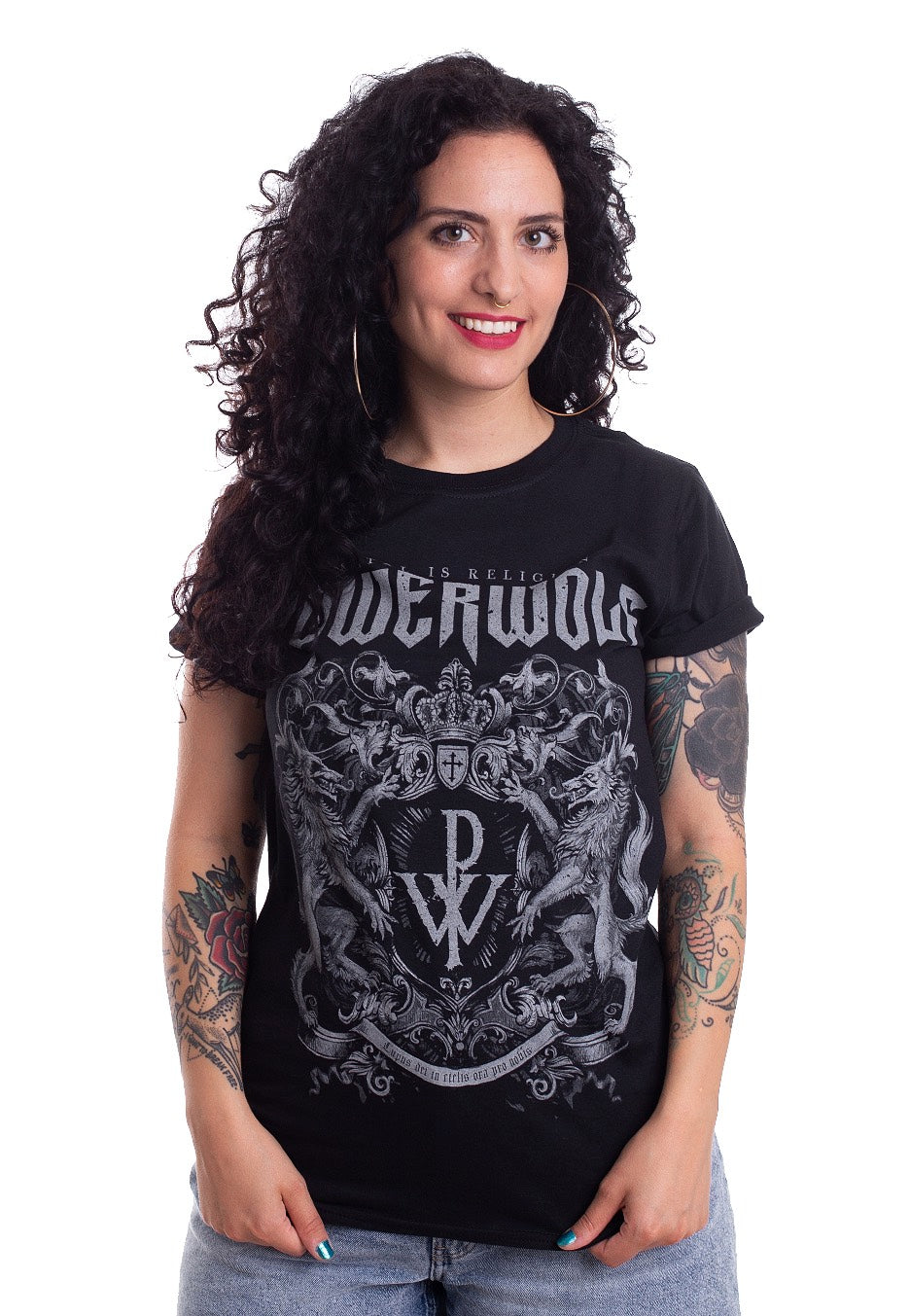 Powerwolf - Crest Metal Is Religion - T-Shirt Discount Shop For