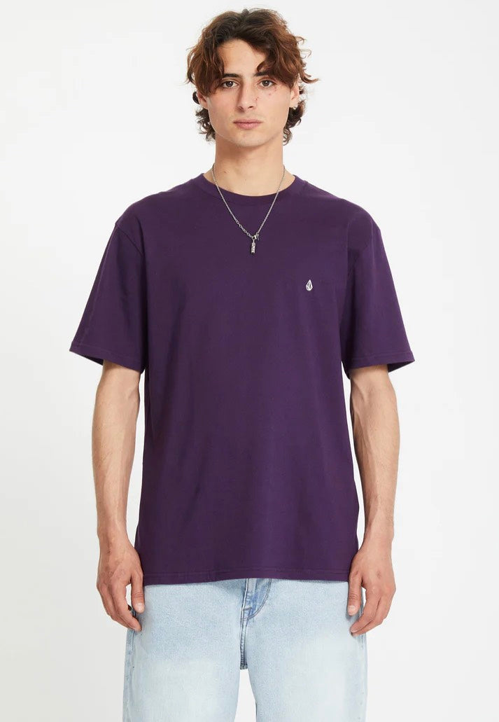 Volcom - Stone Blanks Basic Grape Royale - T-Shirt Outlet Sale Online