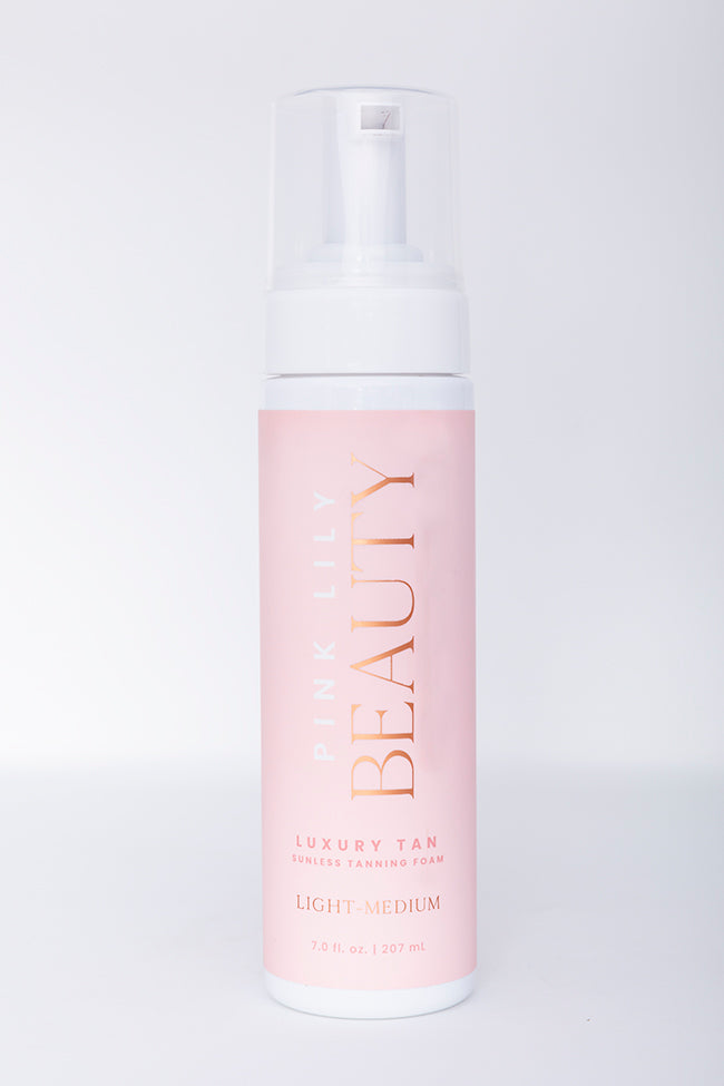 Pink Lily Beauty Luxury Tan Sunless Tanning Foam Self Tanner - Light-Medium Sale Footlocker Finishline