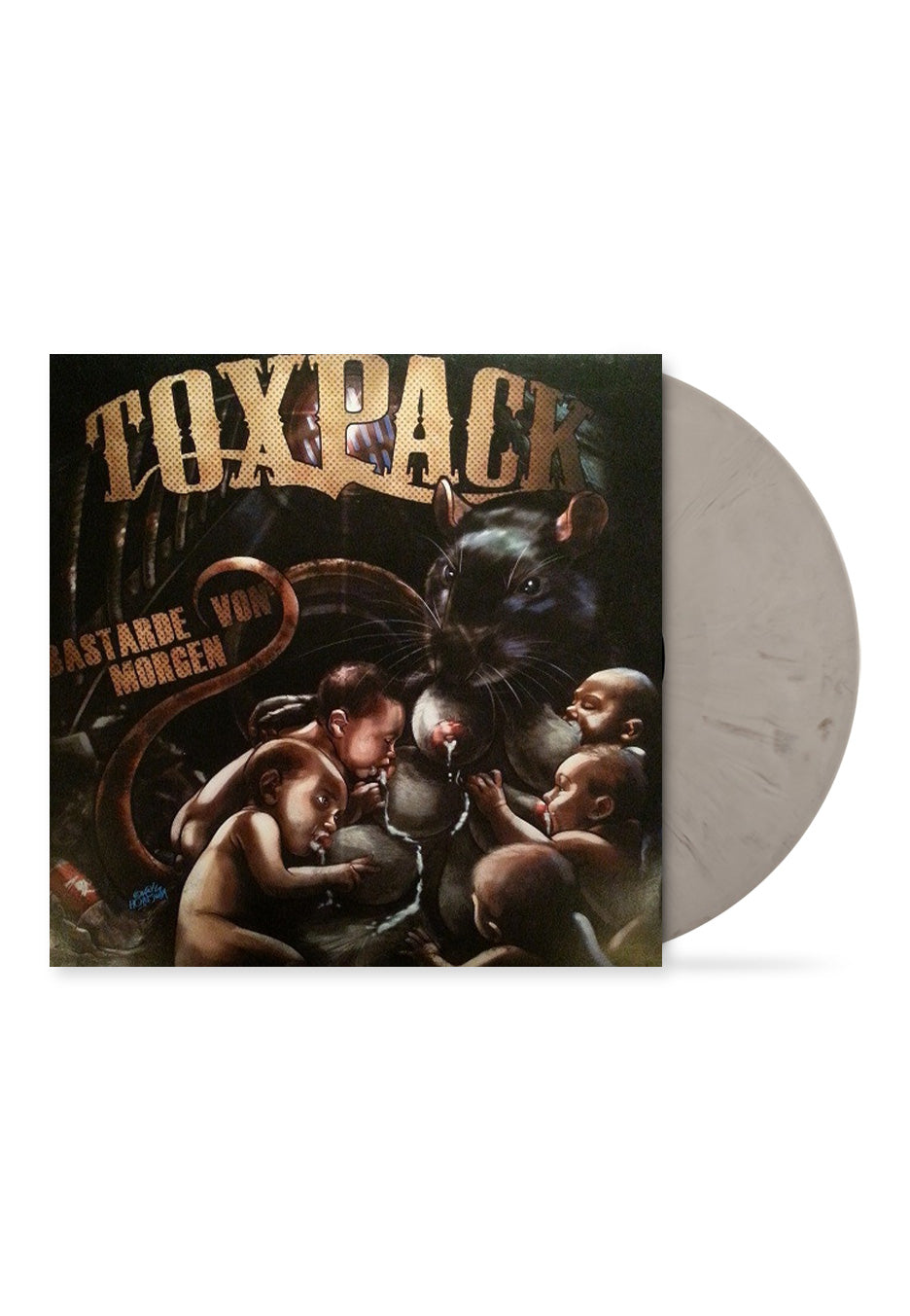 Toxpack - Bastarde Von Morgen Ltd. Creme w/ Silver/Black - Colored Vinyl Official For Sale