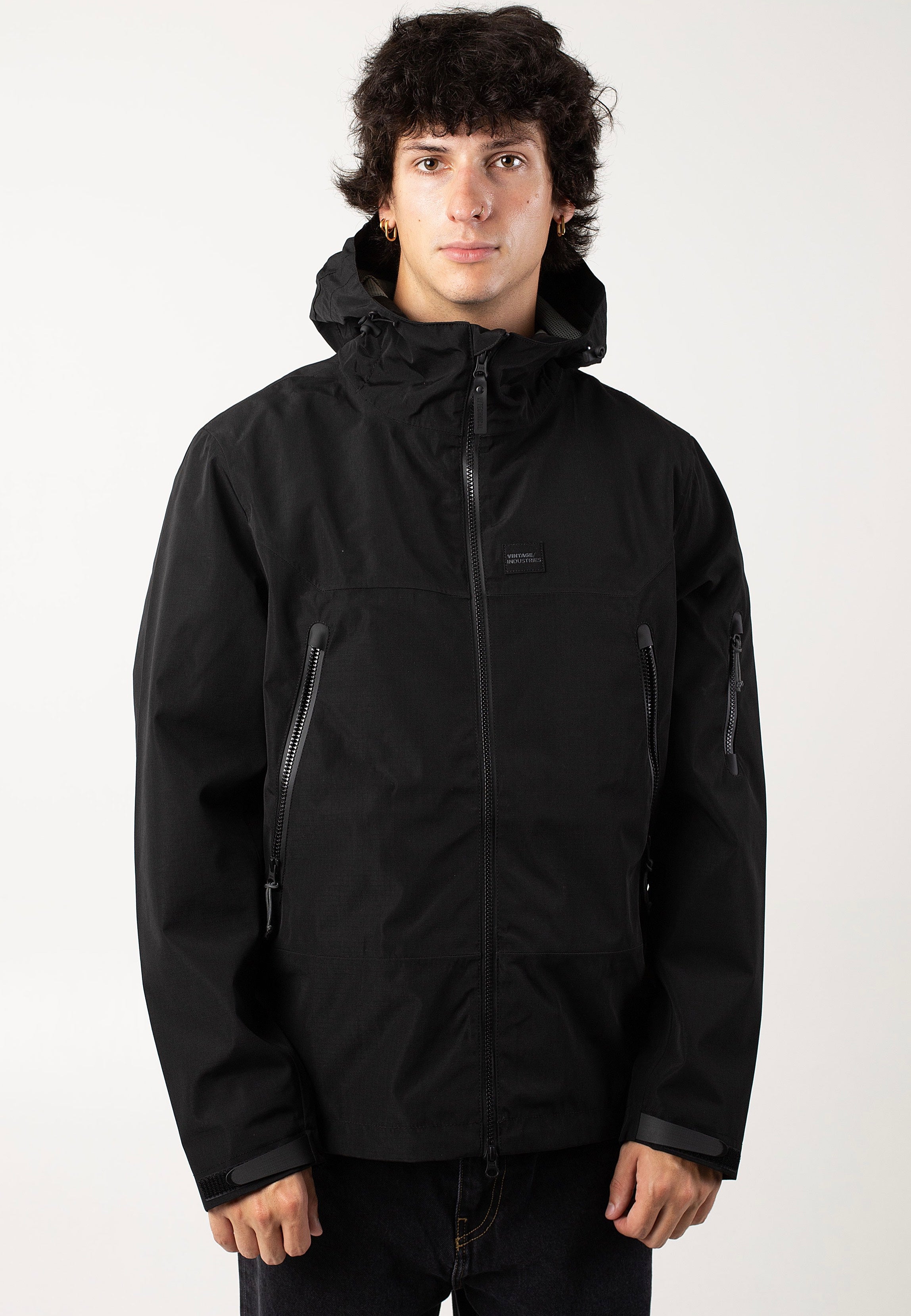 Vintage Industries - Otto Black - Windbreaker Cheapest Pice Sale Online